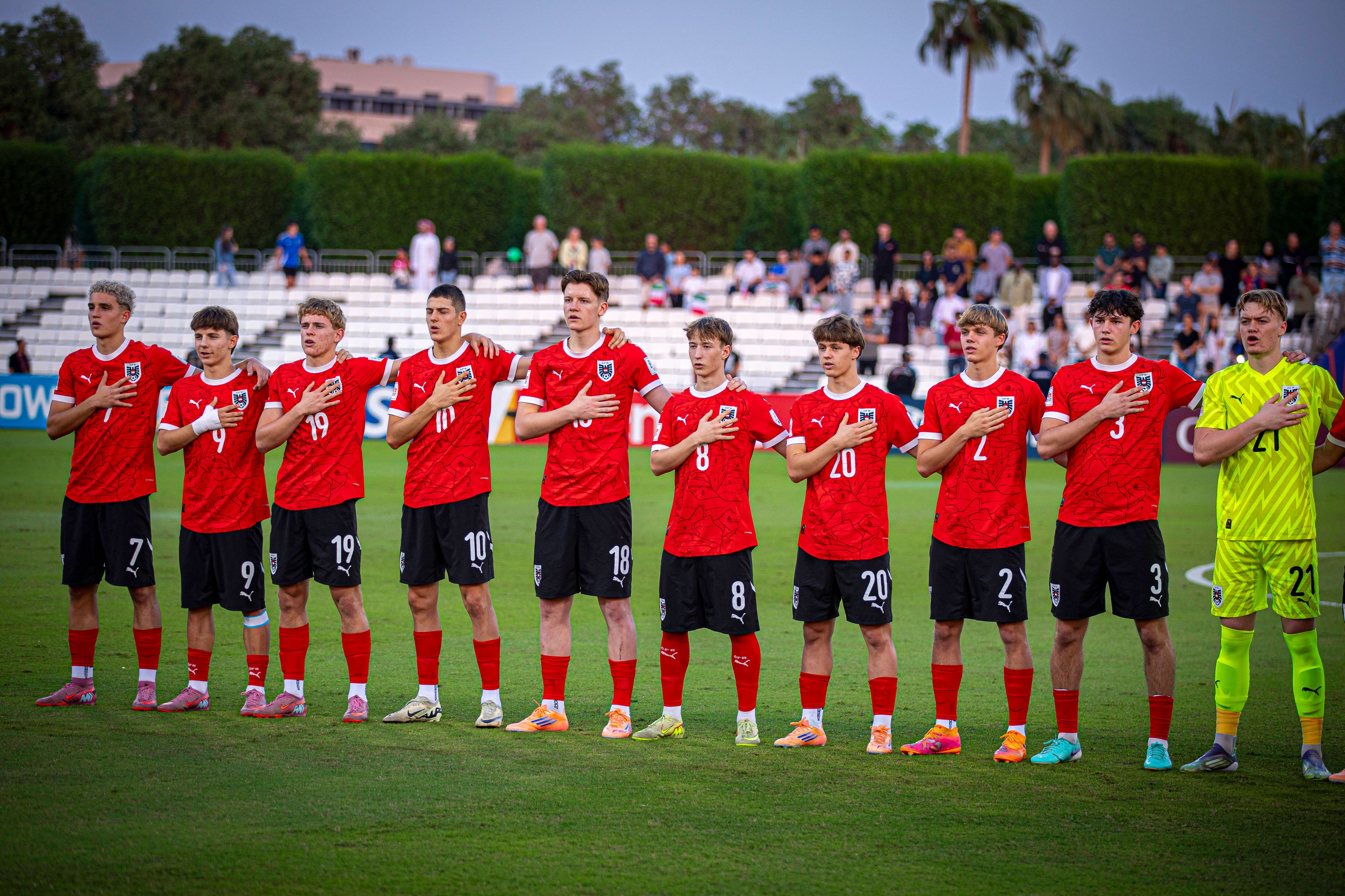 Österreichs U17 will jetzt den WM-Titel.