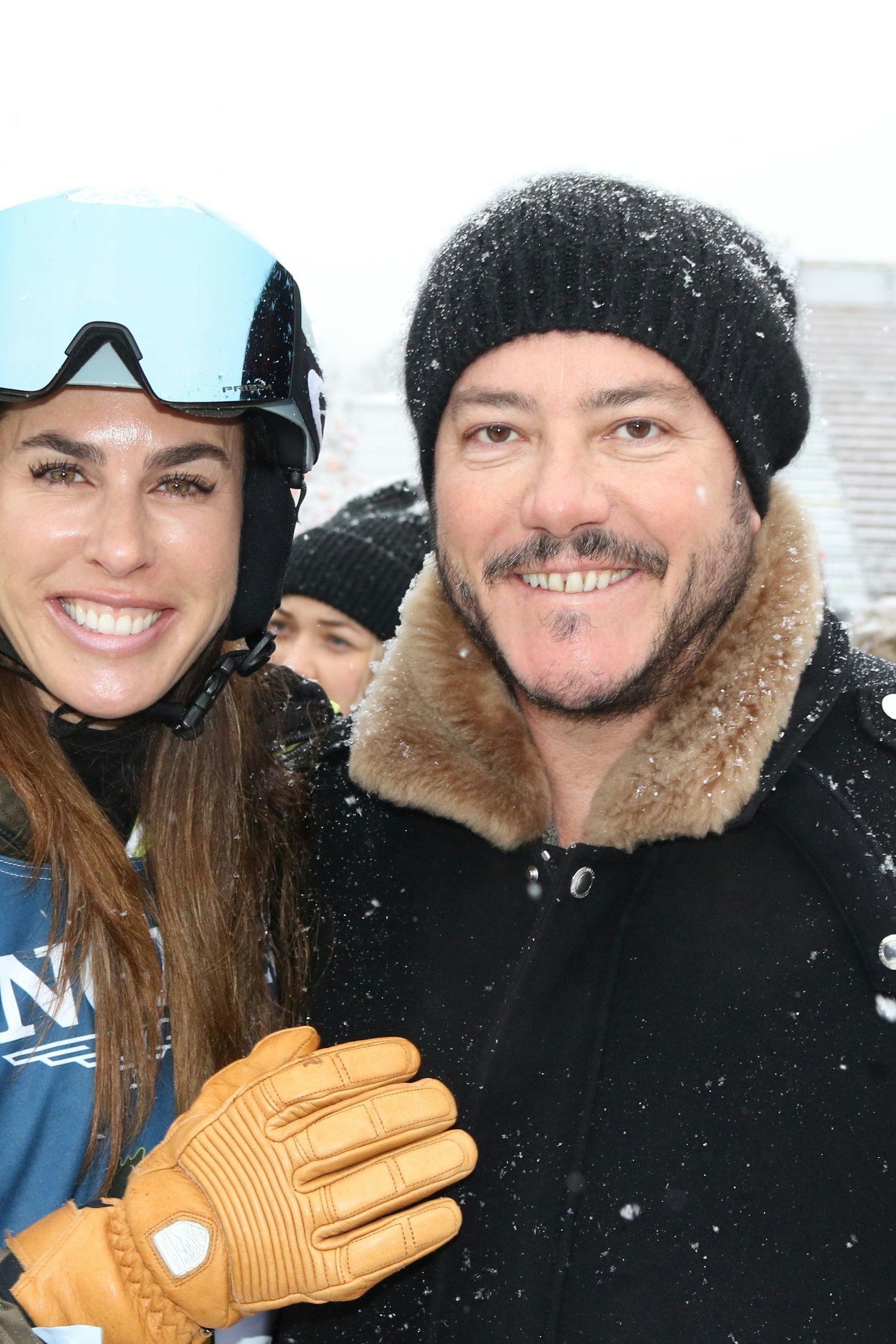 Eines der letzten offiziellen gemeinsamen Bilder: Nathalie und René Benko beim Hahnenkammrennen in Kitzbühel 2023