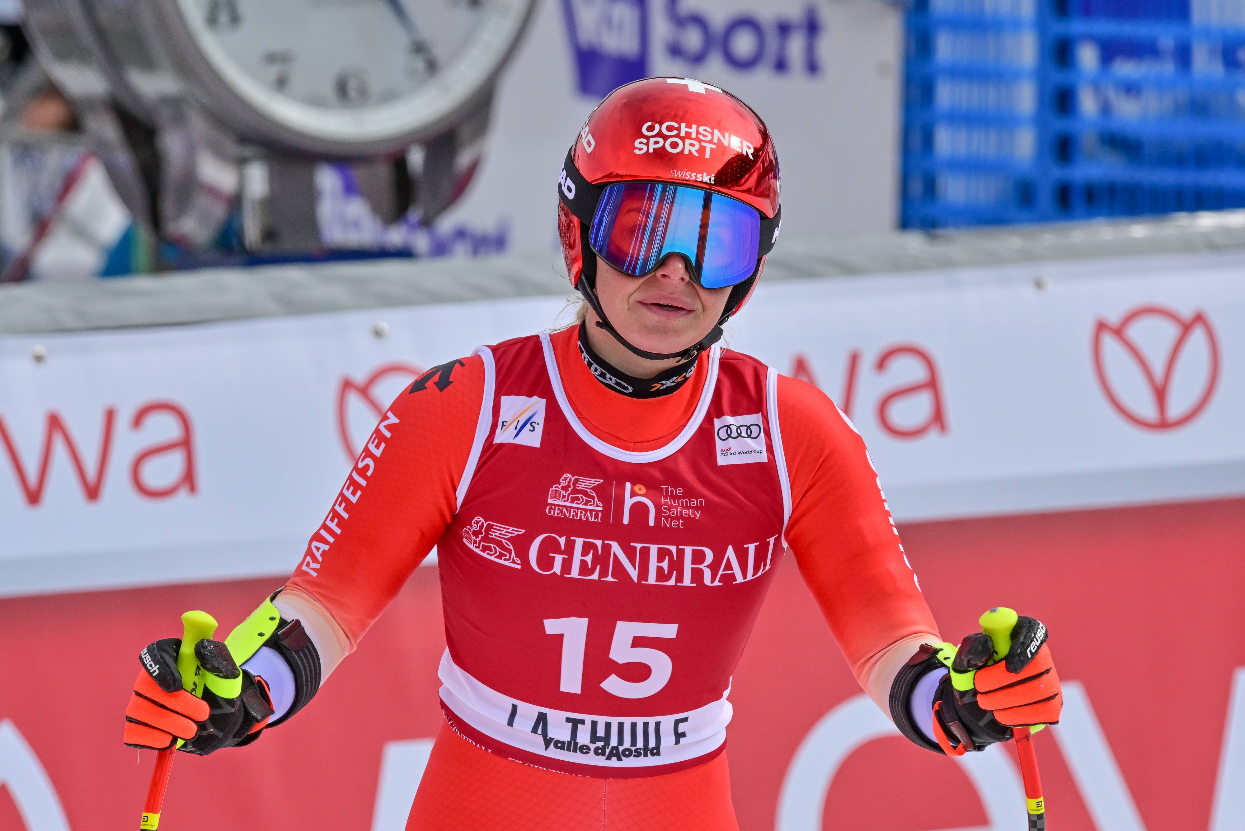 Corinne Suter spricht über den Unfalltod von Matteo Franzoso.