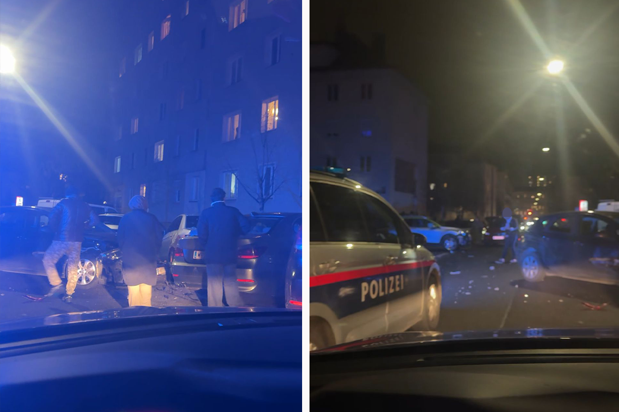 In der Troststraße kam es am Montagabend zu einem Unfall.