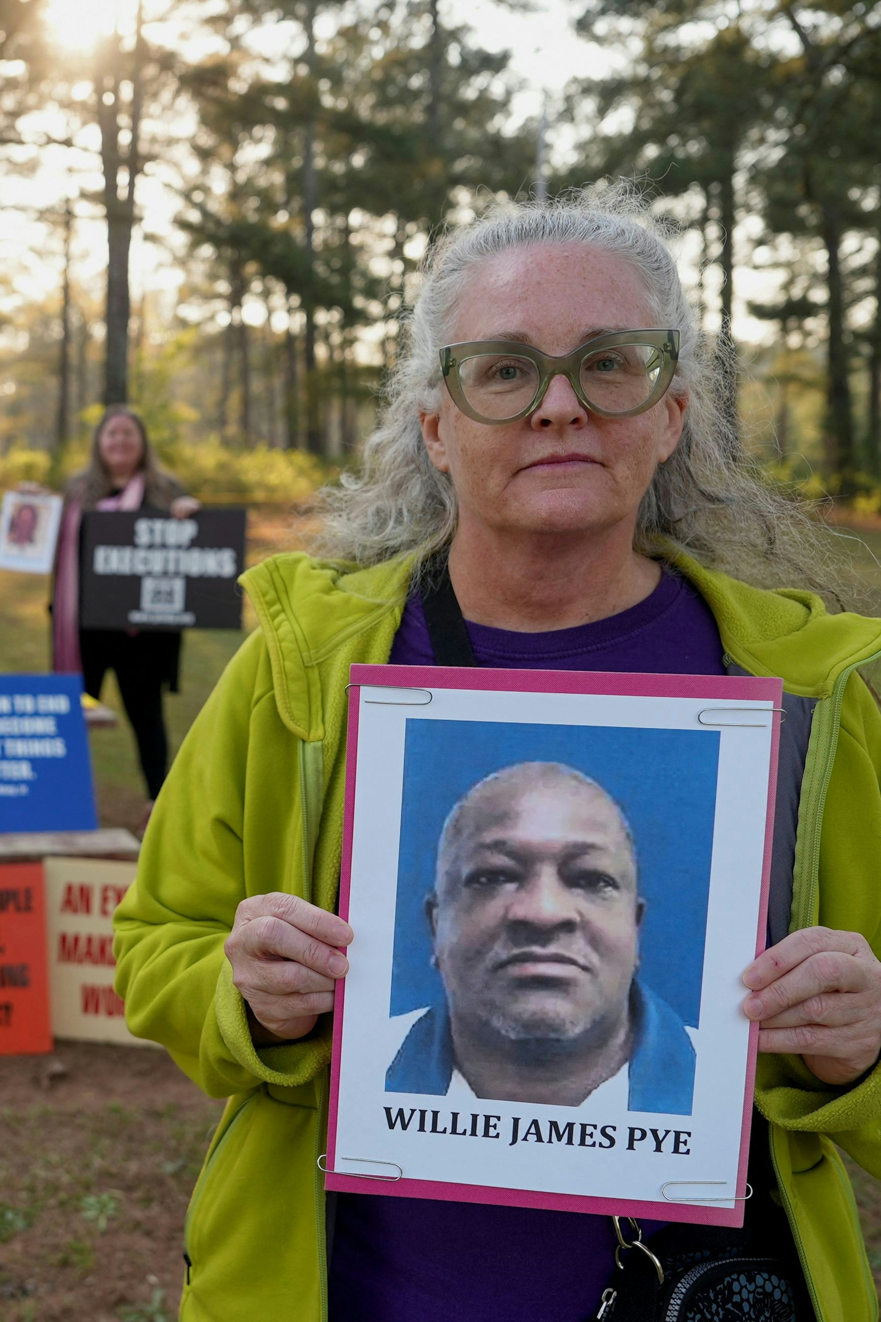 Cathy Harmon-Christian von der Organisation "Georgians for Alternatives to the Death Penalty" kämpft gegen die Todesstrafe