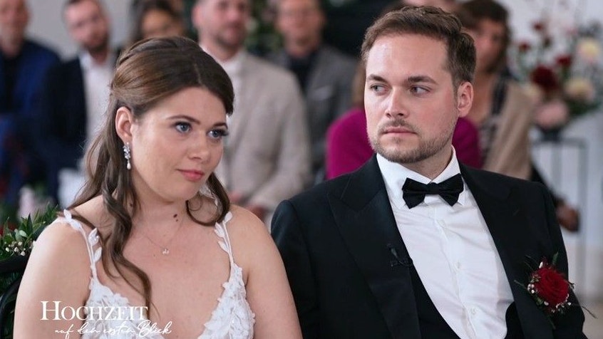 Anlageassistentin Michelle und Großhandelskaufmann Marlon haben sich im TV das Ja-Wort gegeben. 
