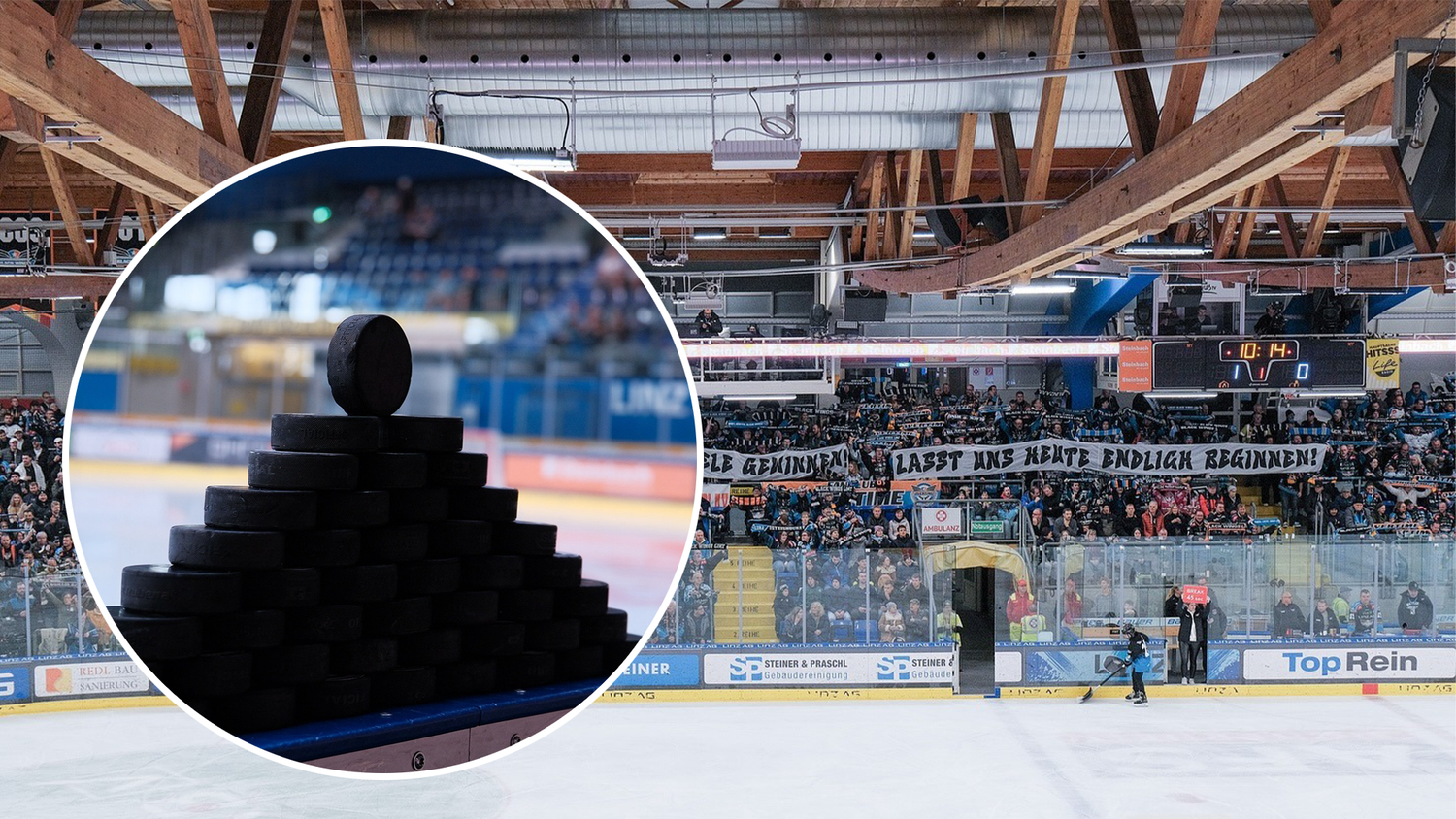 Heute.at - Platzwunde – Hockey-Puck trifft Zuschauer am Kopf