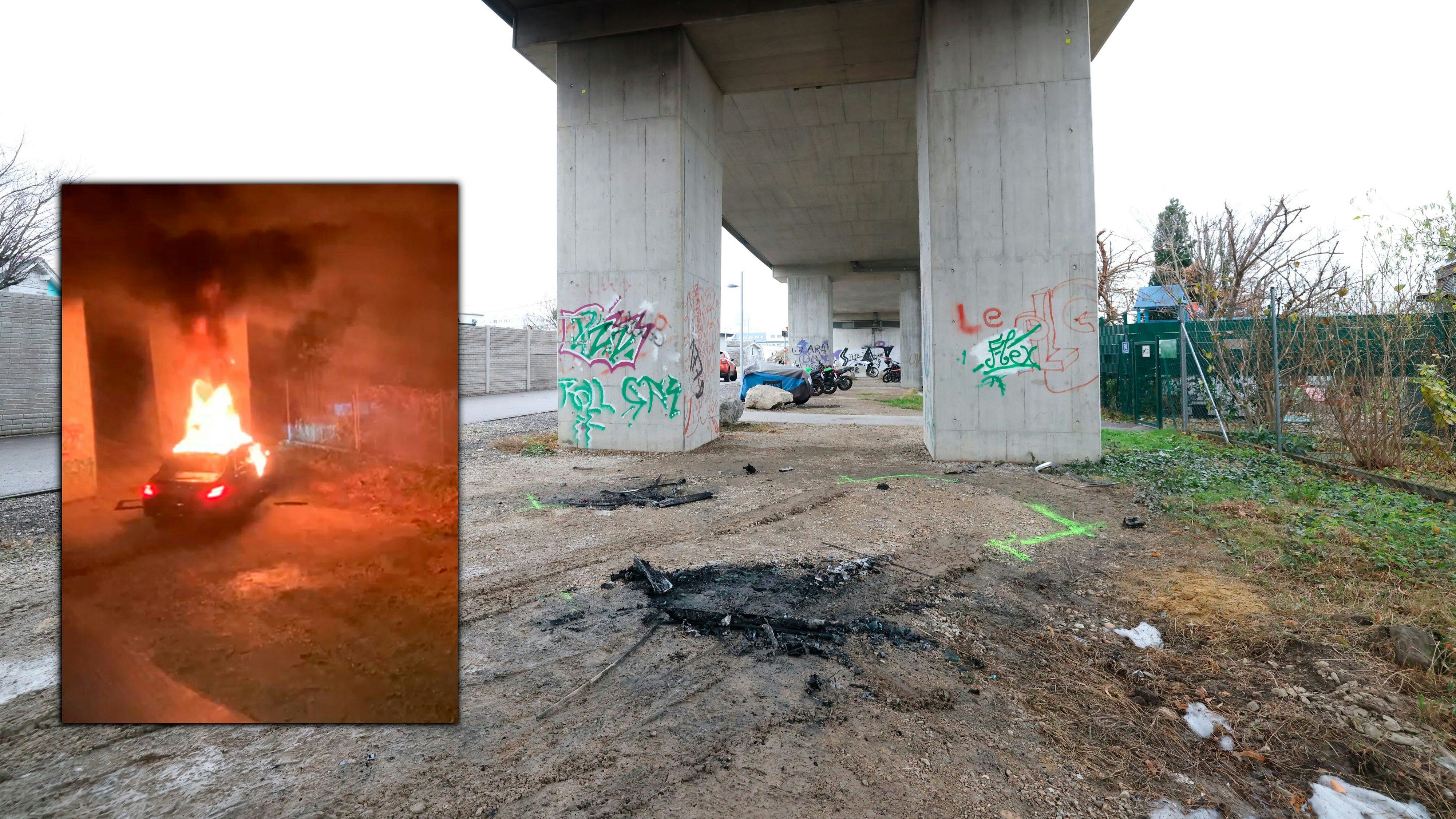 Heute.at - Feuer-Mord im Mercedes – Opfer (21) war Ukrainer