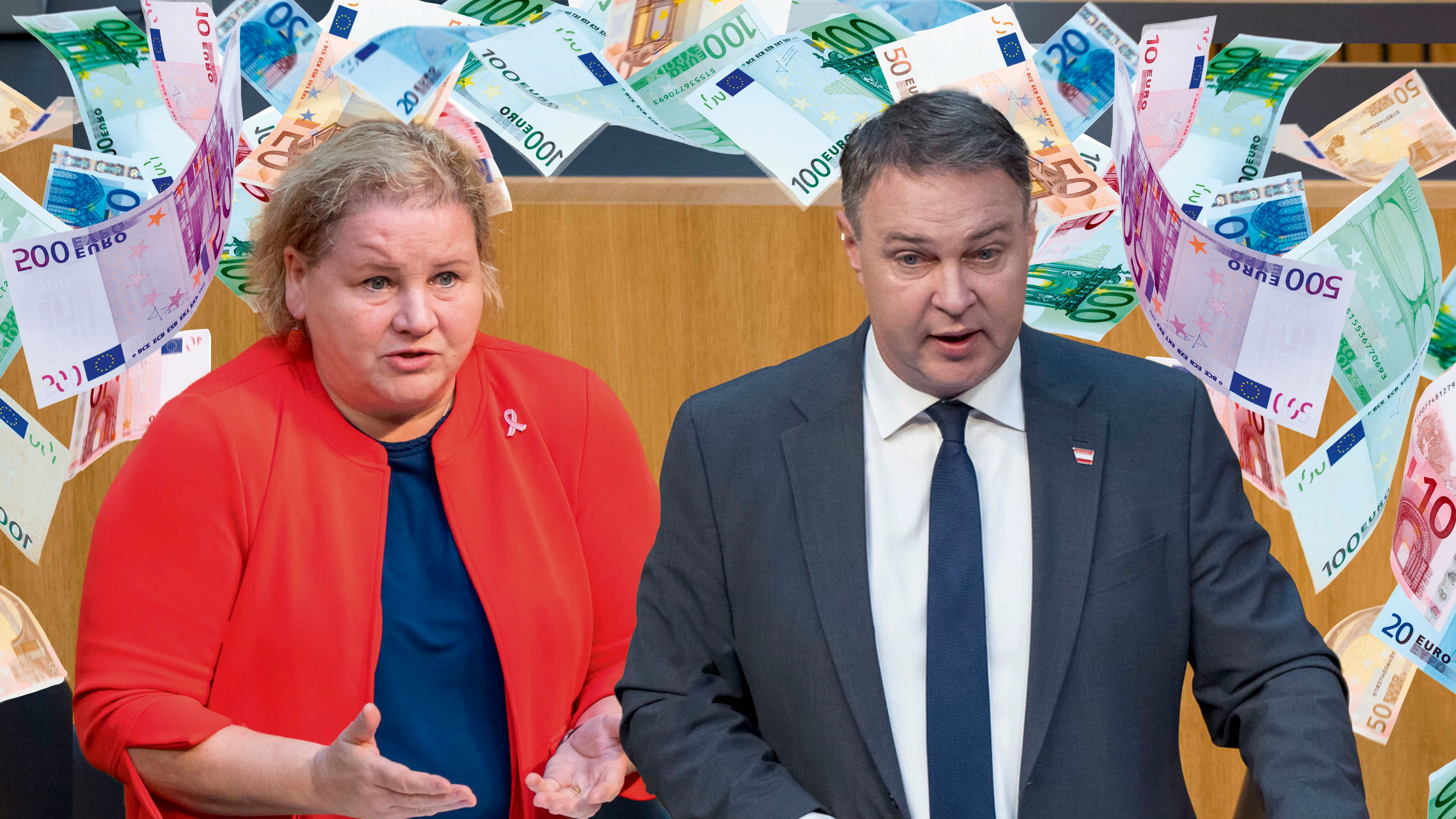 Vizekanzler Andreas Babler und Sozialministerin Korinna Schumann stockten ihre Ausgaben für externe Berater massiv auf.