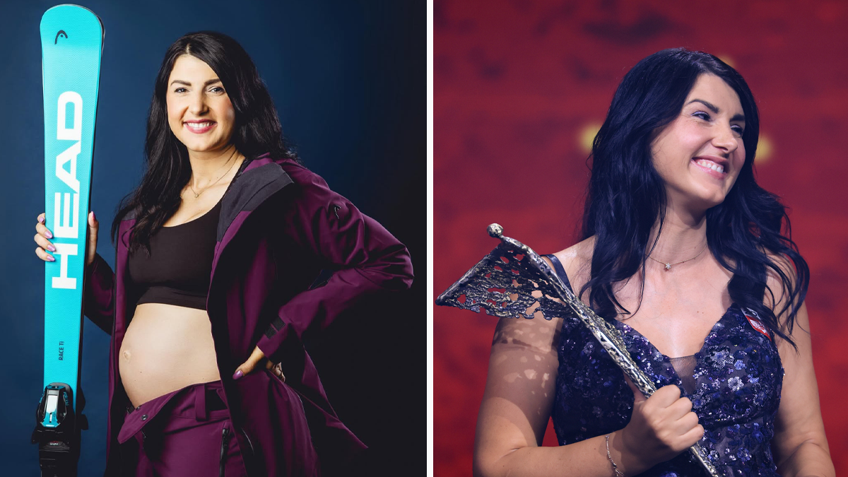 Stephanie Venier wird zum ersten Mal Mutter.