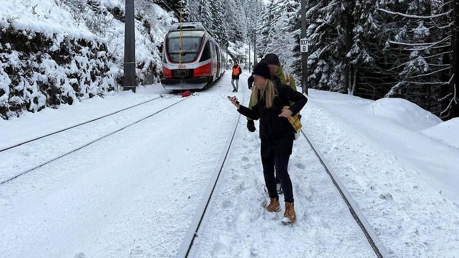 Heute.at - S-Bahn evakuiert – Fahrgäste mussten zu Fuß weiter