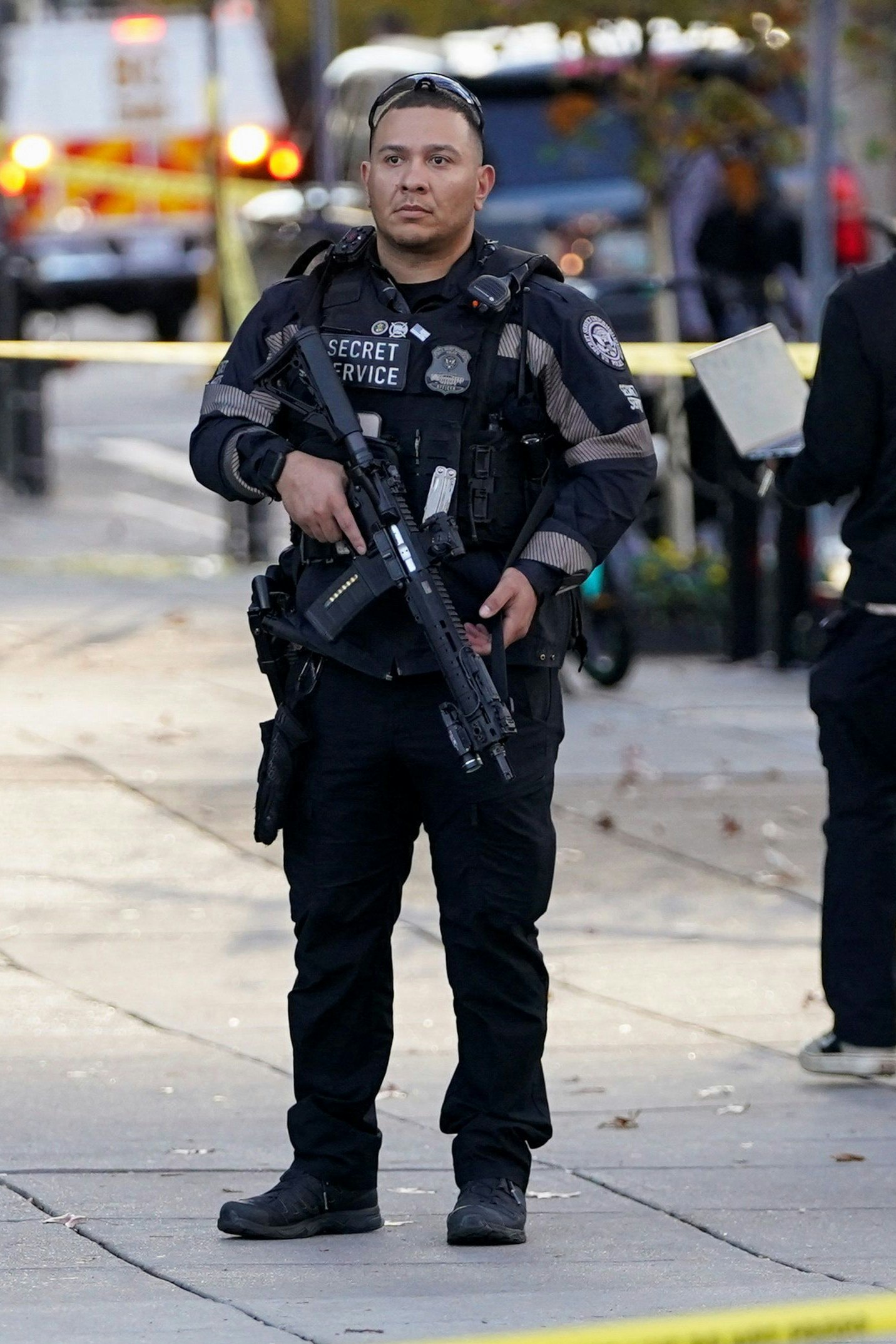 Der Secret Service am Tatort, noch weiß man über die Hintergründe wenig