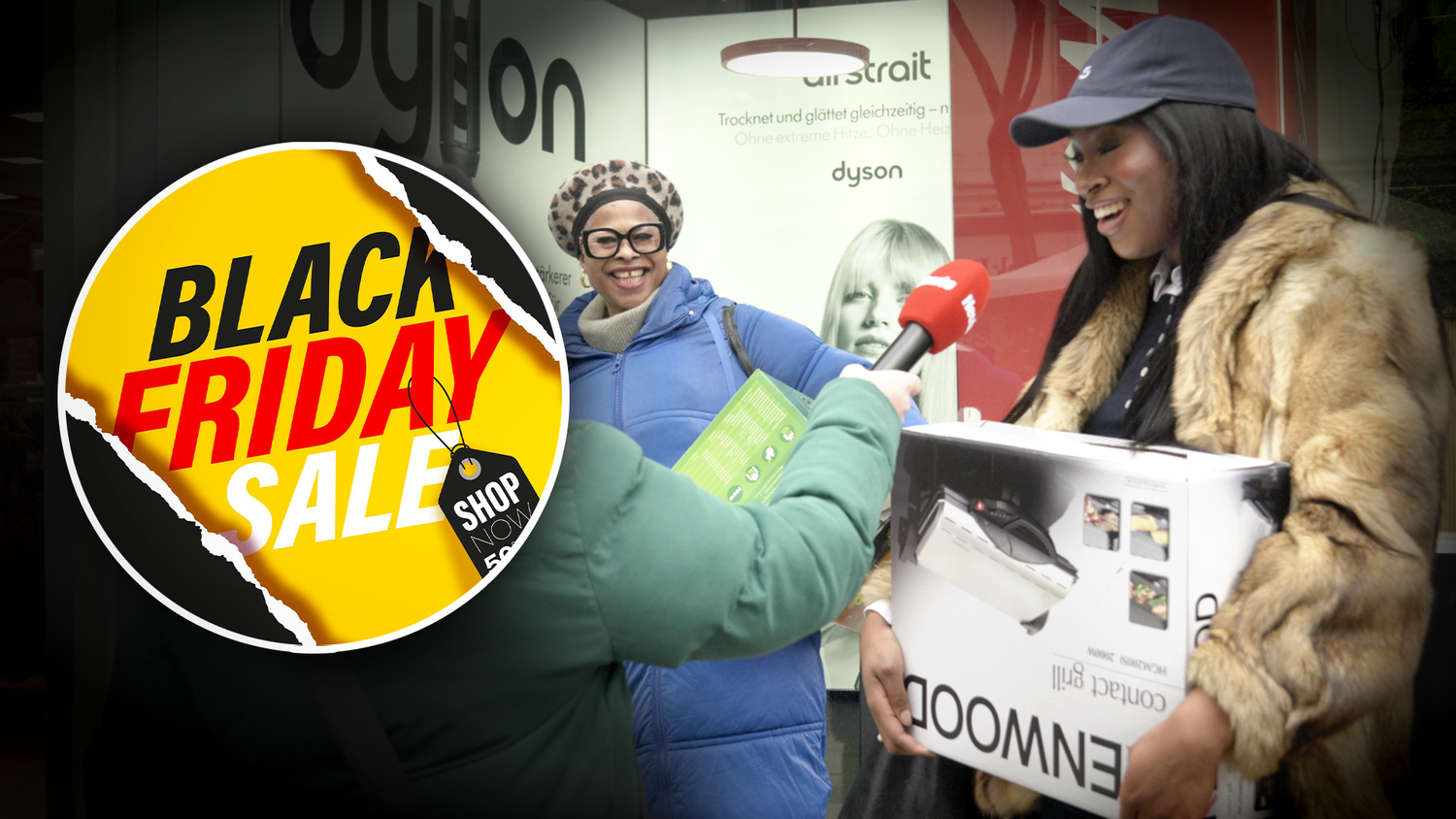 Wir haben fast 200 Euro gespart – Diana und ihre Mama sind in Kauflaune.