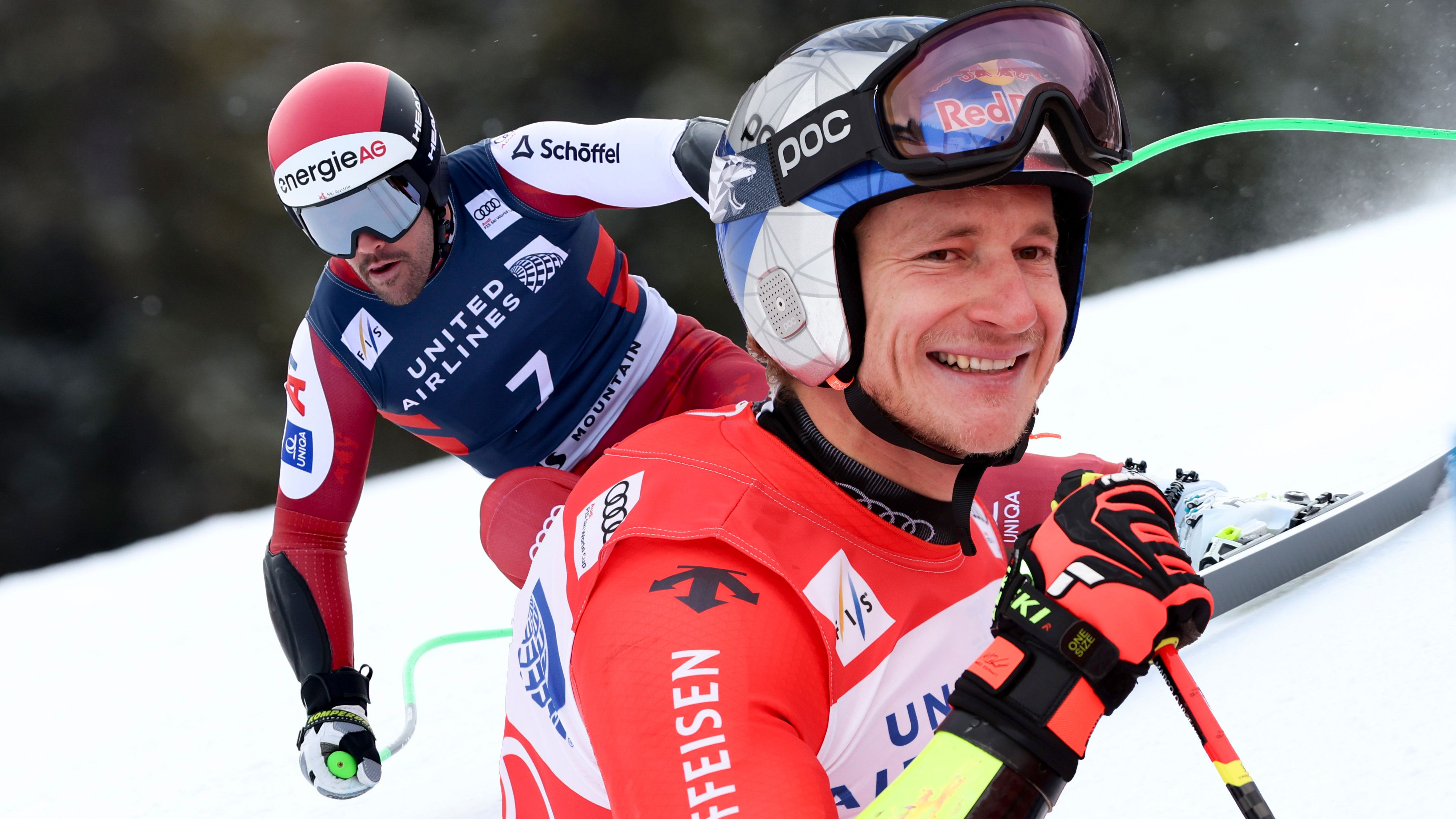 Marco Odermatt verhindert den Sieg von Vincent Kriechmayr.