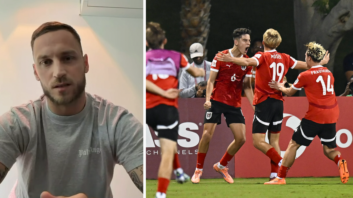 Marko Arnautovic motiviert das U17-Team.