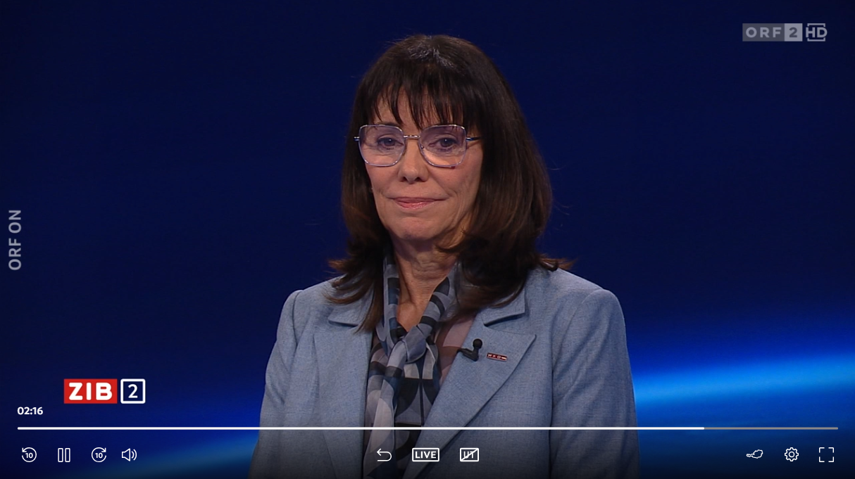 Martha Schultz, Interimsnachfolgerin von Ex-Wirtschaftskammer-Präsident Harald Mahrer, in der 