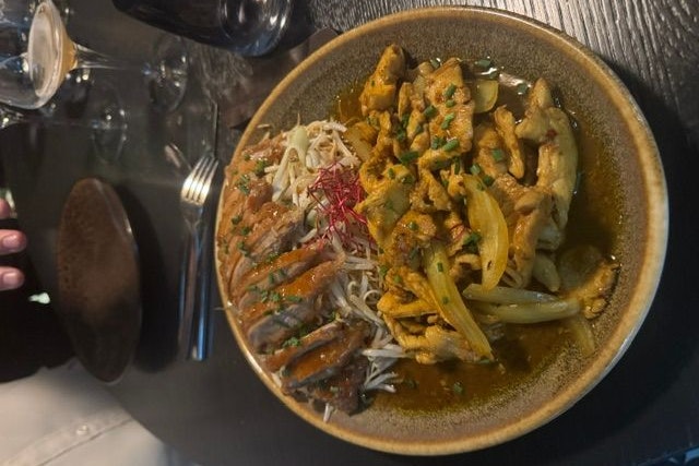 Ente & Huhn auf der Platte vereint