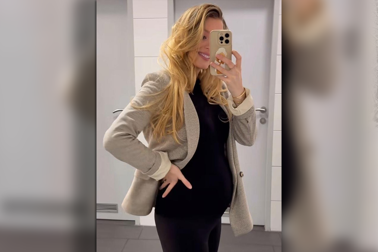 Die 30-Jährige teilte über Instagram ihrer erstes Schwangerschaftsupdate.