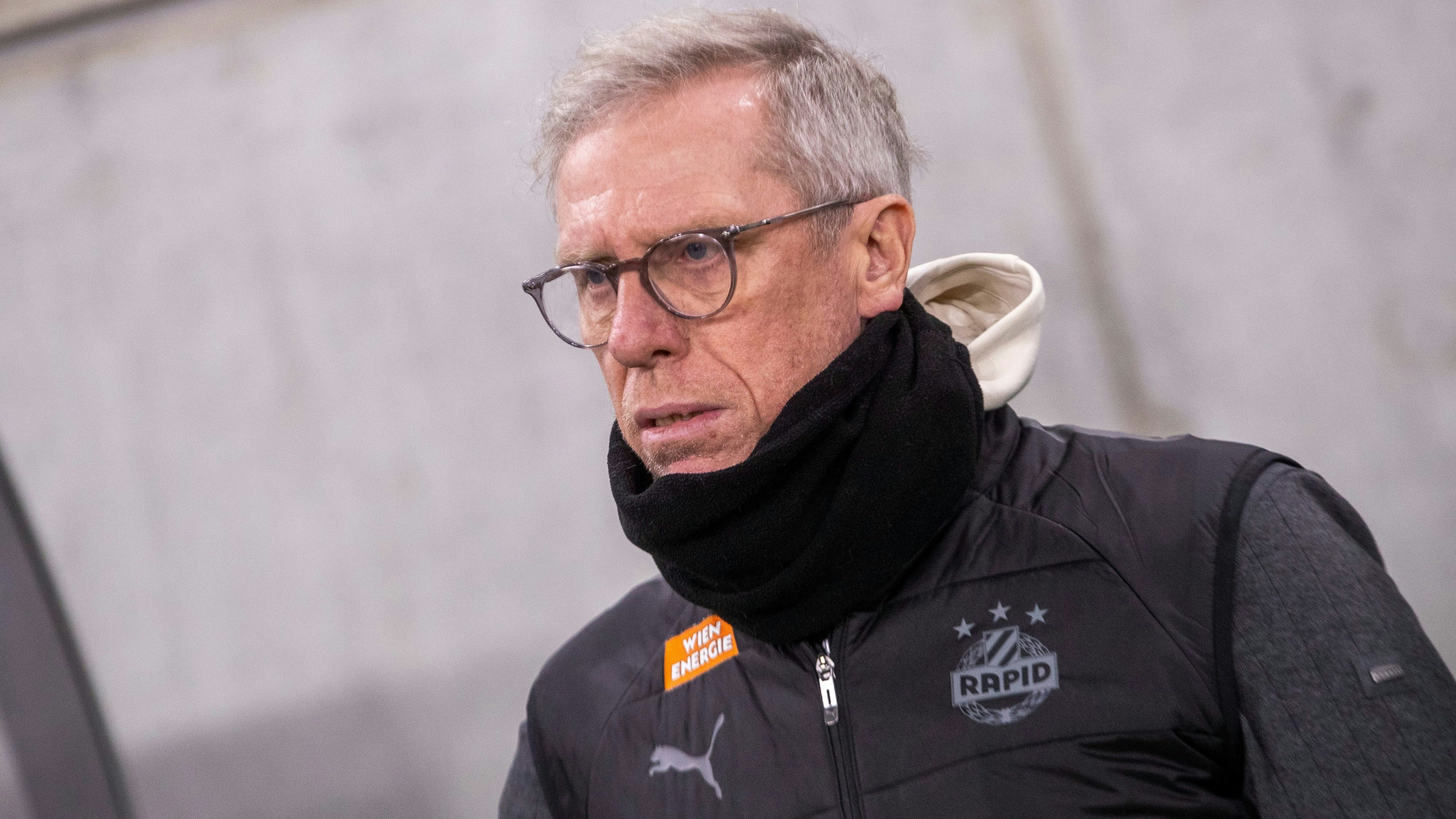 Rapid-Trainer Peter Stöger. 