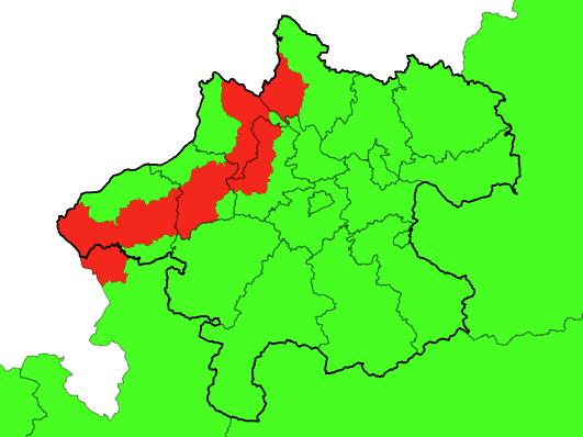 <strong>Gefrierender Regen</strong>: Die geltenden Unwetterwarnungen bis Samstagvormittag.