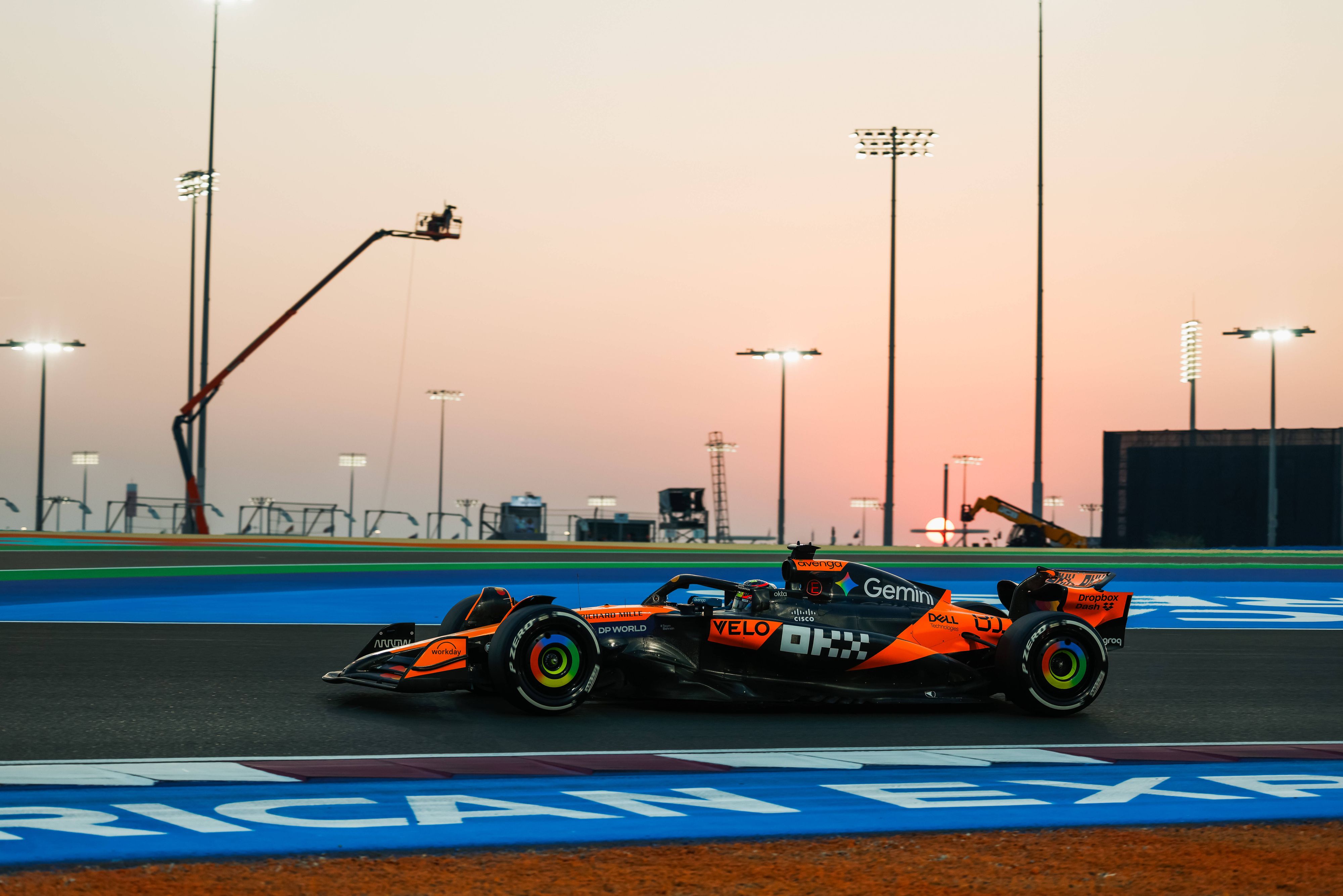 Oscar Piastri war im Training der schnellste Fahrer.