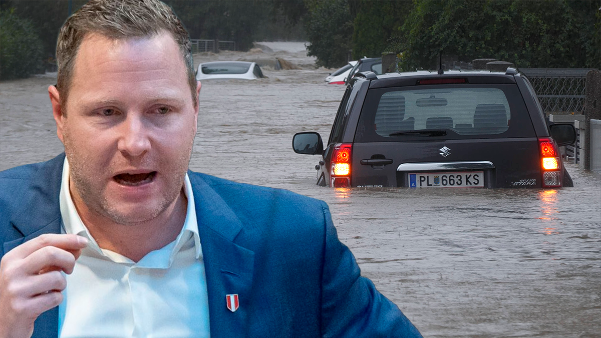 Schnedlitz Hochwasser