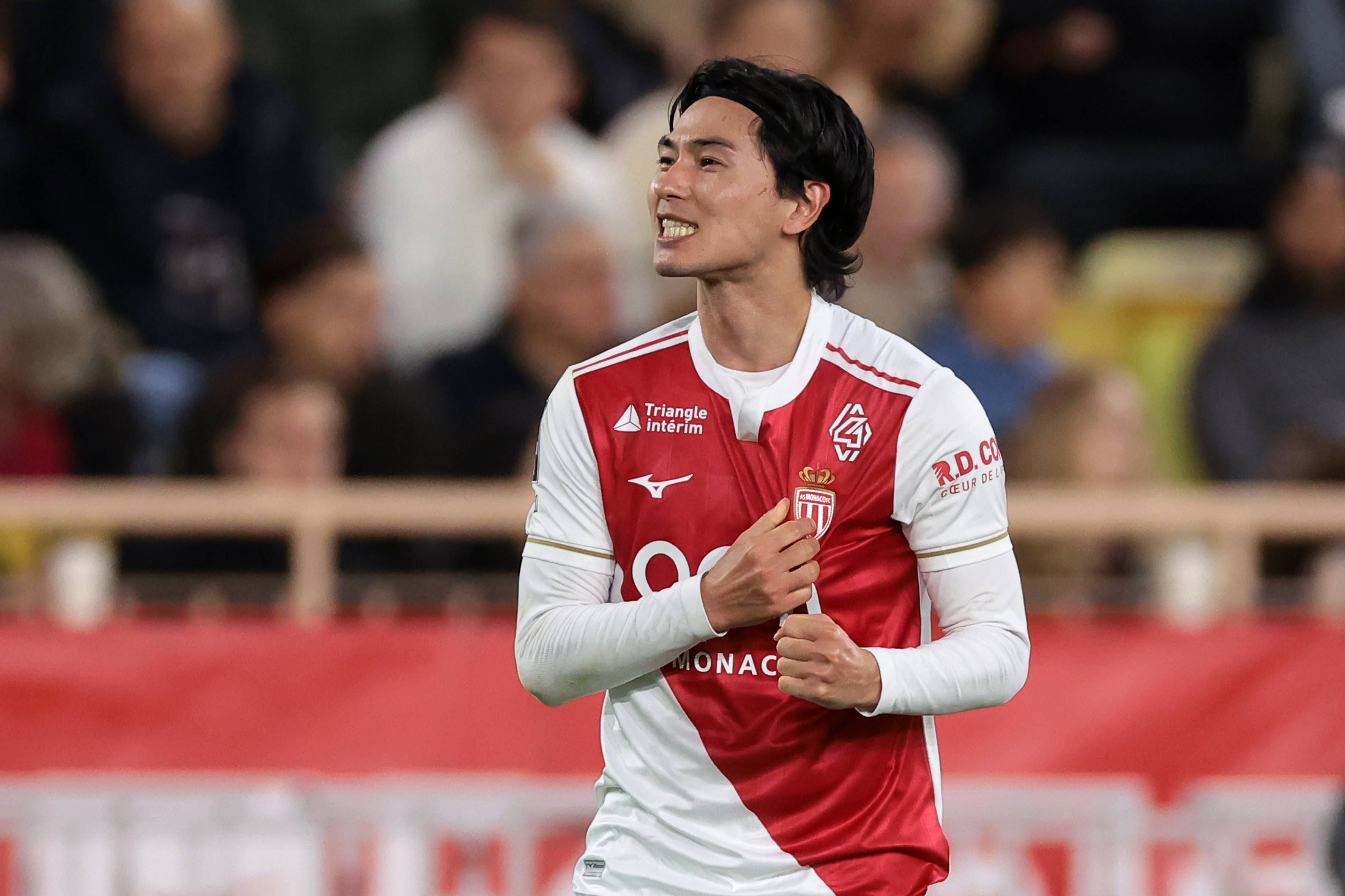  Takumi Minamino schoss Monaco gegen PSG zum Sieg.