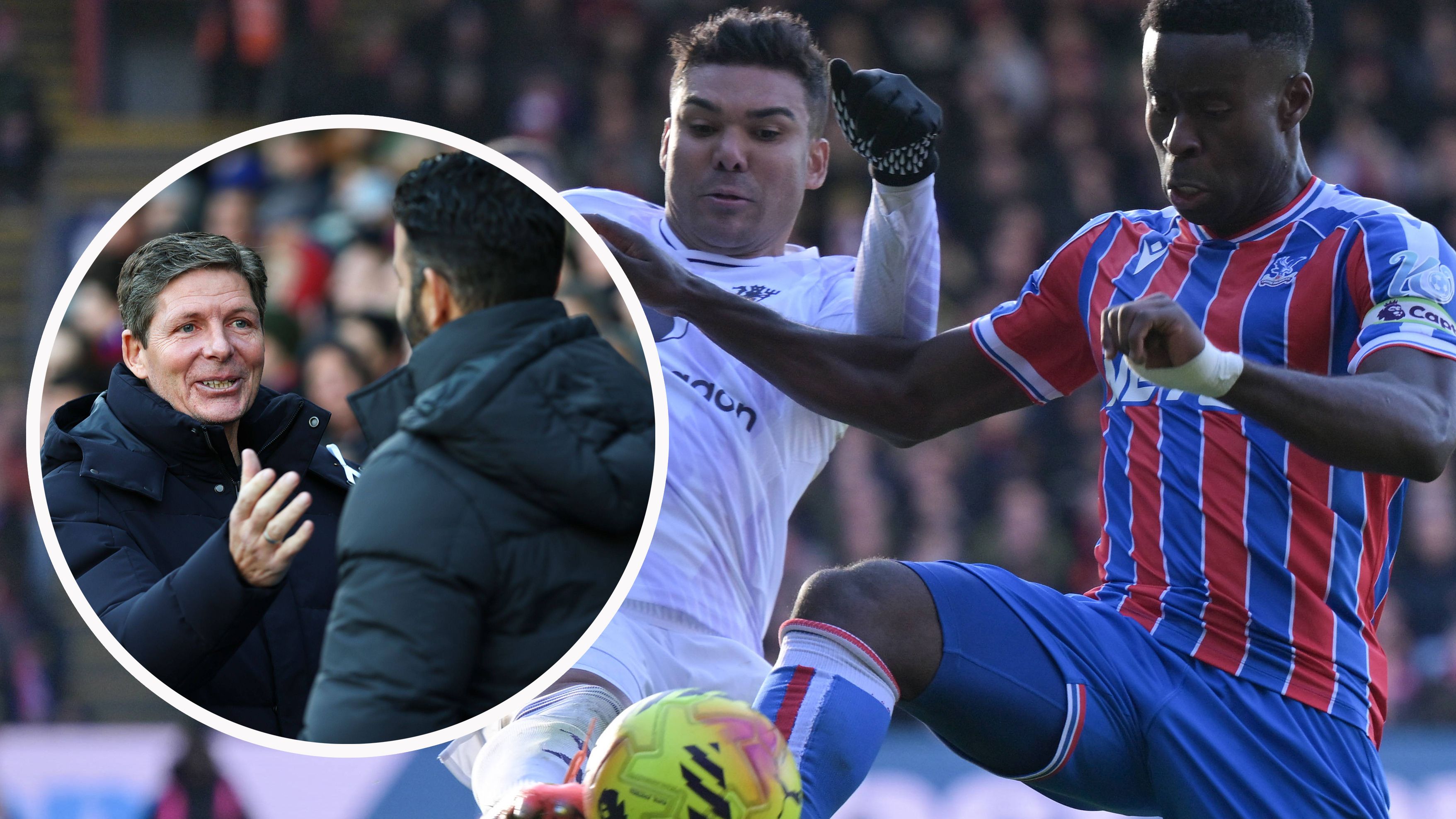 Oliver Glasner verliert mit Crystal Palace gegen Manchester United.