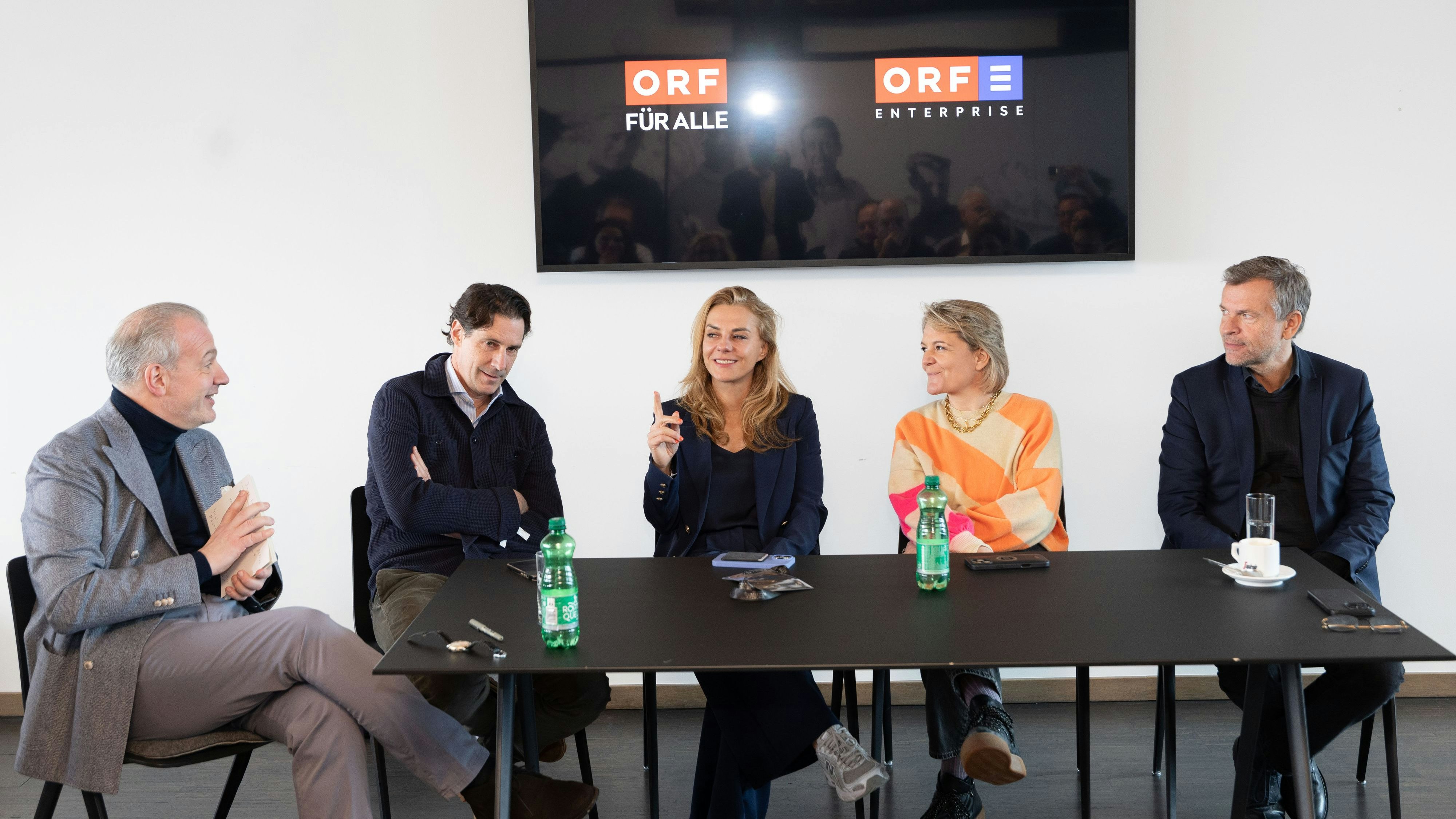 Hochkarätig besetzte Think-Tank-Diskussion des Filmfestivals Kitzbühel im Starthaus des Kitzbüheler Ski Clubs.