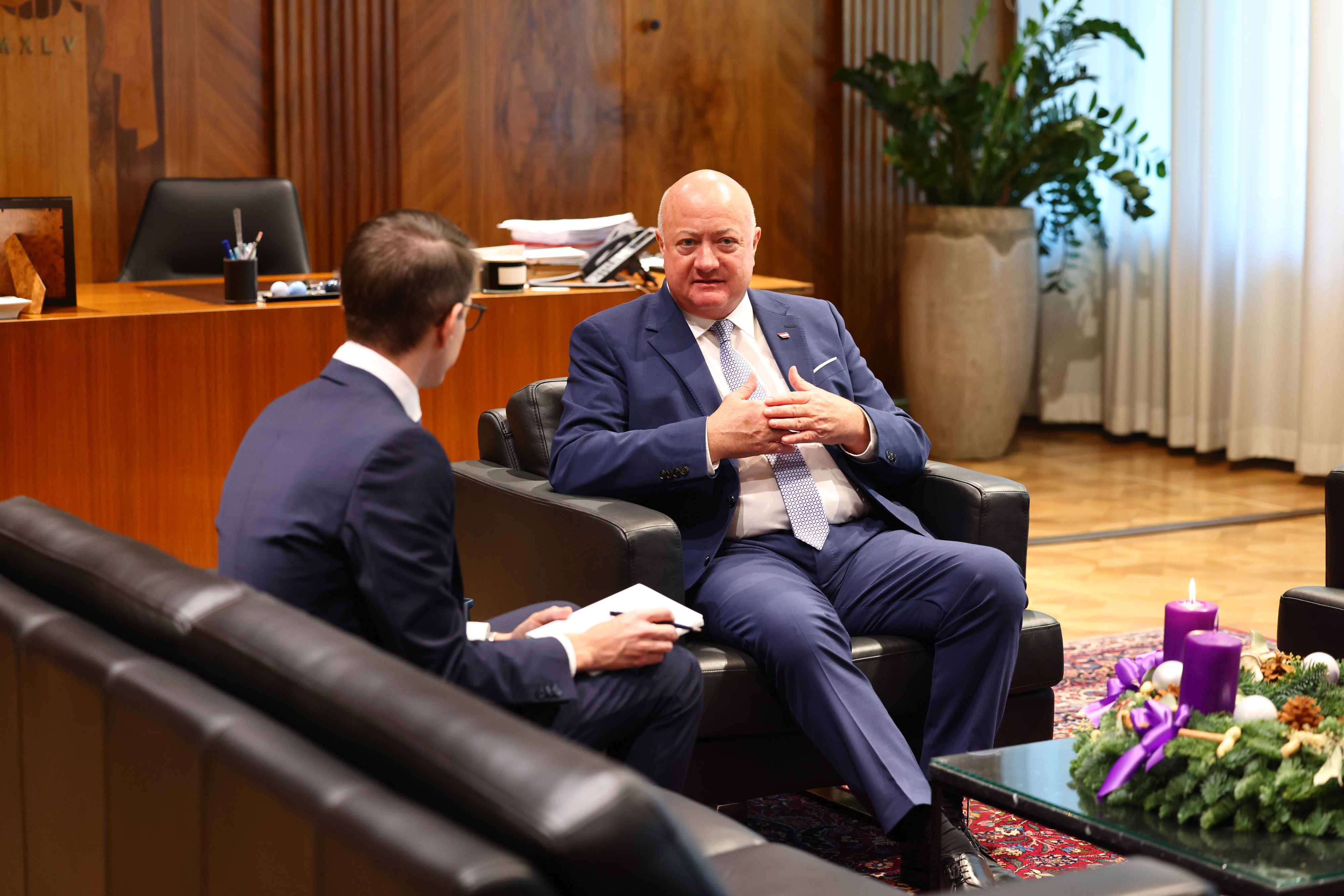 Bundeskanzler Christian Stocker (ÖVP) im 