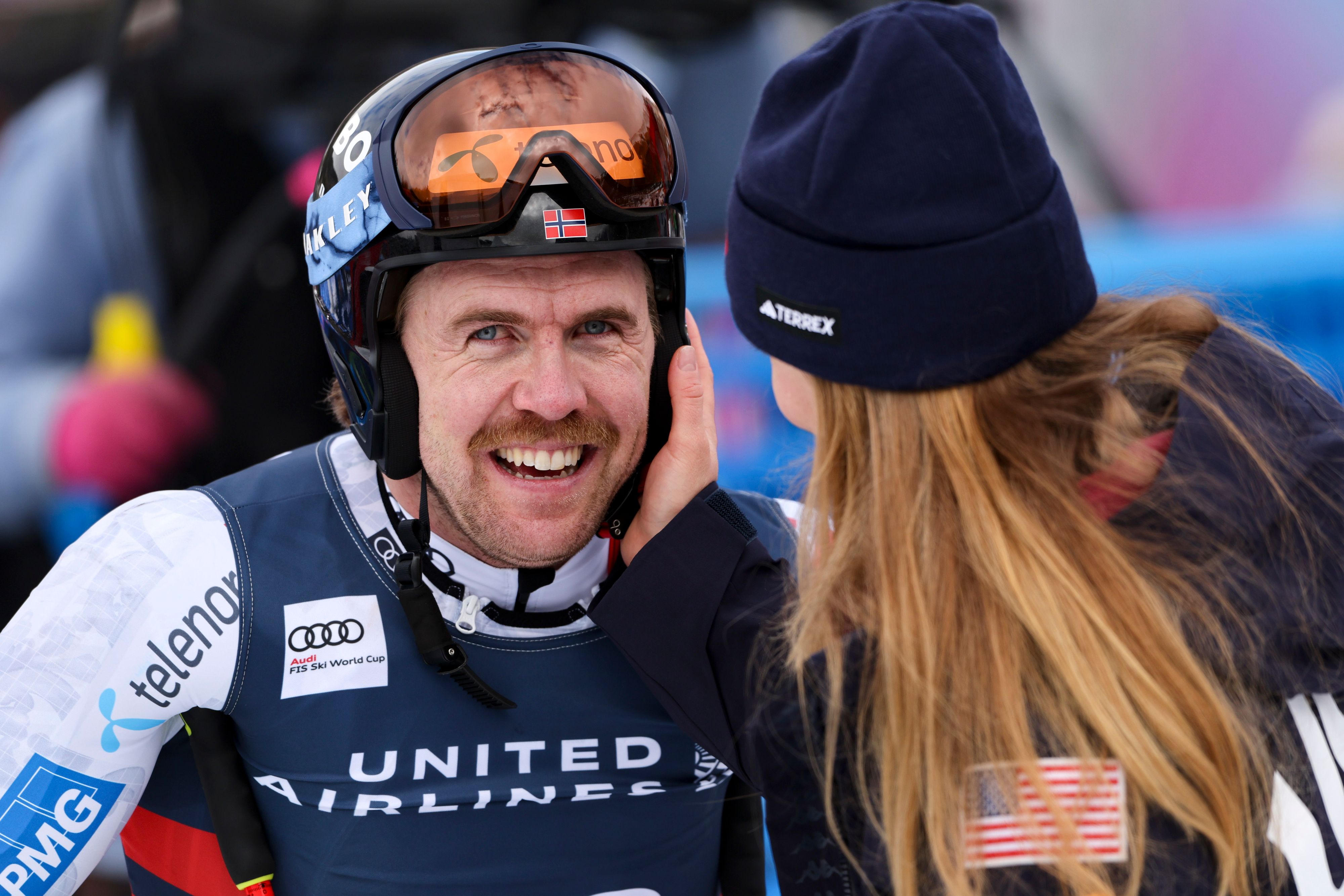 Aleksander Kilde und seine Verlobte Mikaela Shiffrin.