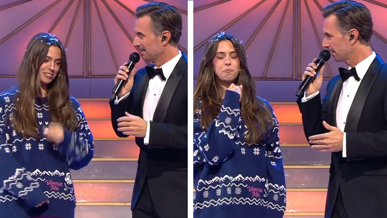 Heute.at - TV-Panne bei Silbereisen! Vanessa Mai verschluckt sich