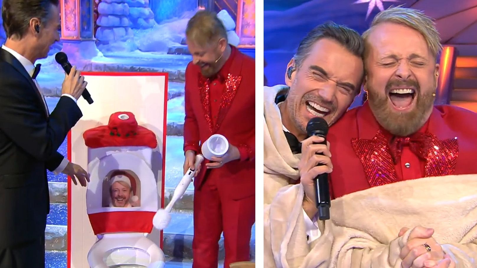 Heute.at - Ross putzt Klo im ORF – dann kuschelt er mit Florian