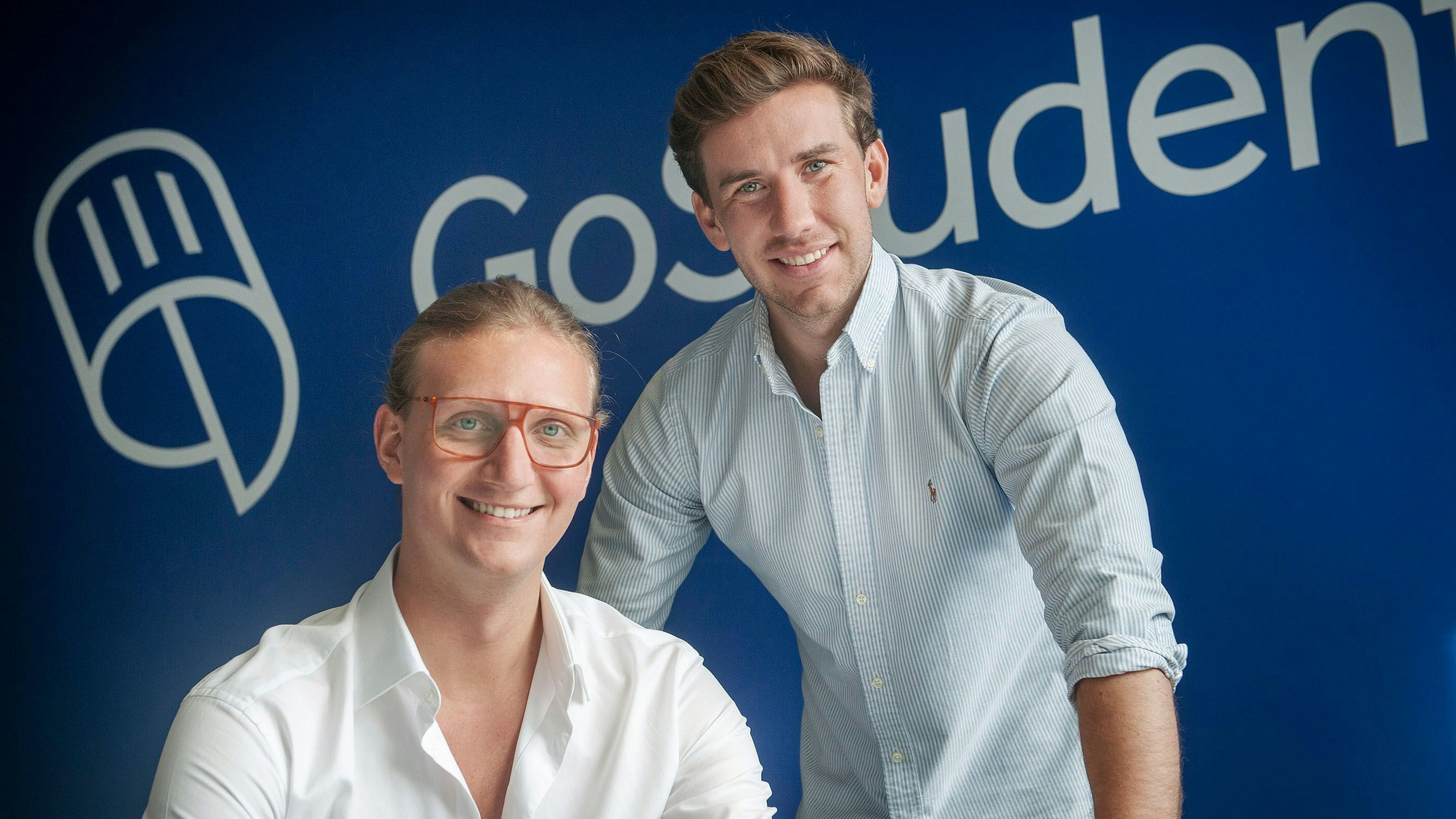 Die GoStudent-Gründer Gregor Müller und Felix Ohswald.