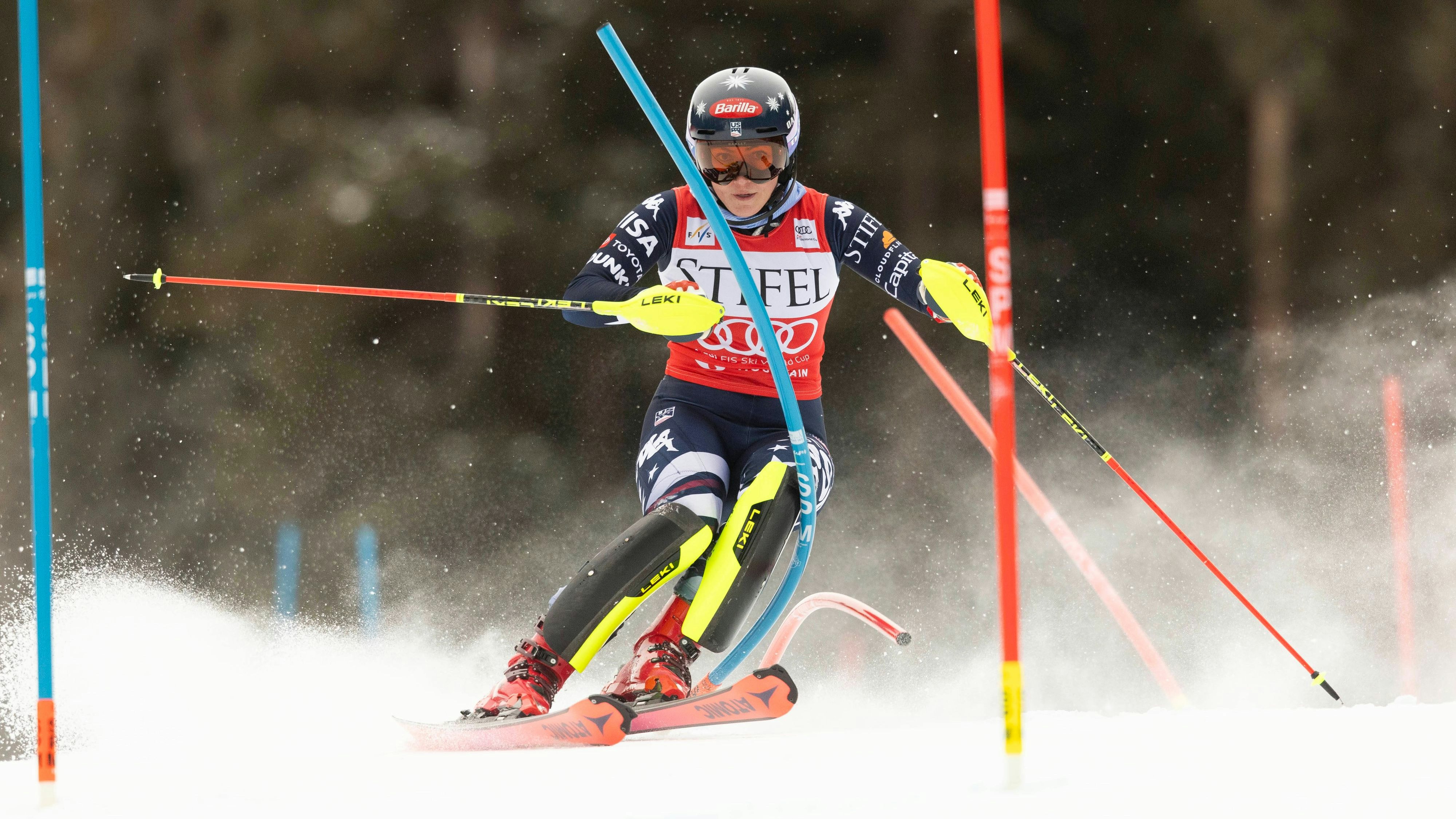 Heute.at - Shiffrin schafft Sieg-Hattrick im Slalom