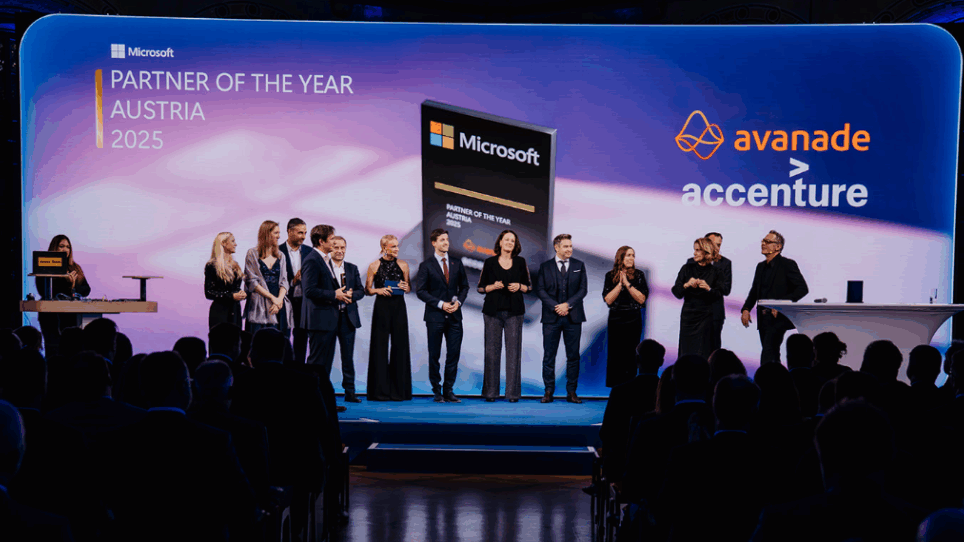 Microsoft kürt Avanade und Accenture zum “Partner of the Year 2025” in Österreich.