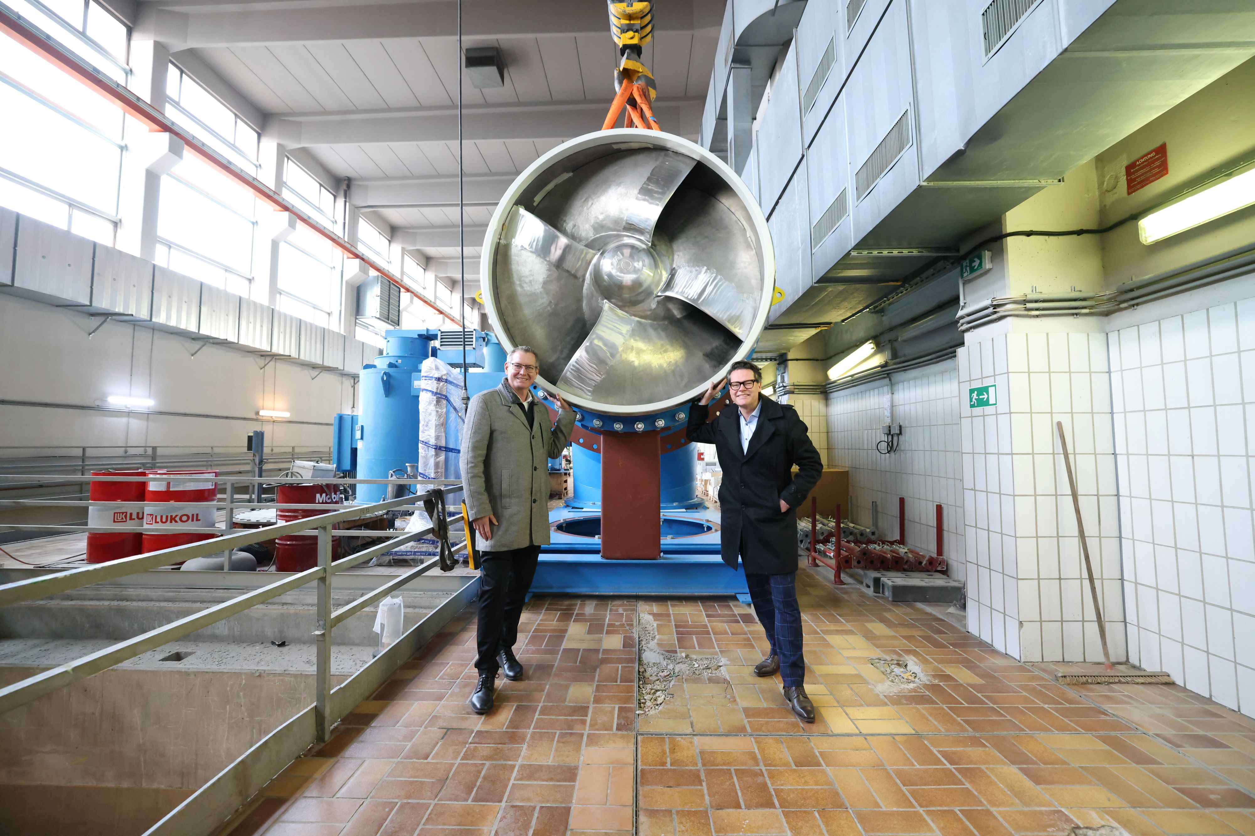 Heute.at - Neue Pumpe auf der Donauinsel stärkt Hochwasserschutz