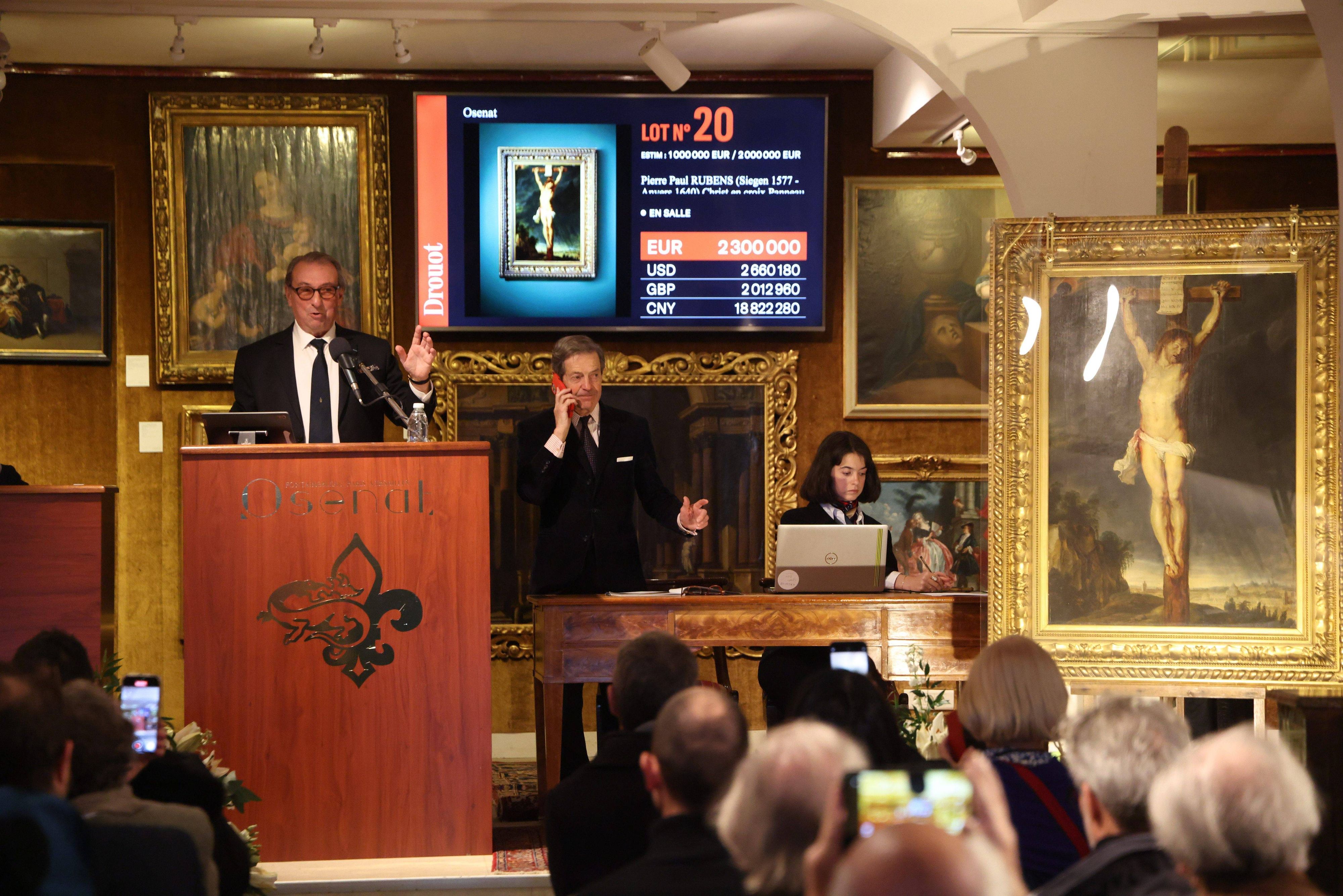 Ein verschollen geglaubtes Rubens-Gemälde wurde um fast drei Millionen Euro versteigert.