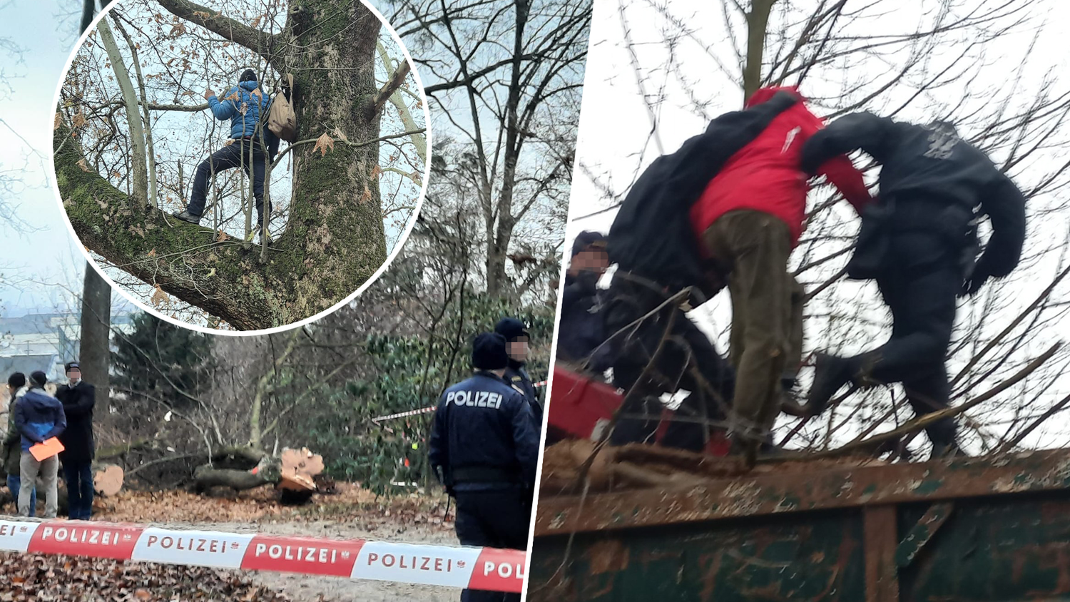 Heute.at - Es ist brutal – Polizei geht nun gegen Aktivisten vor