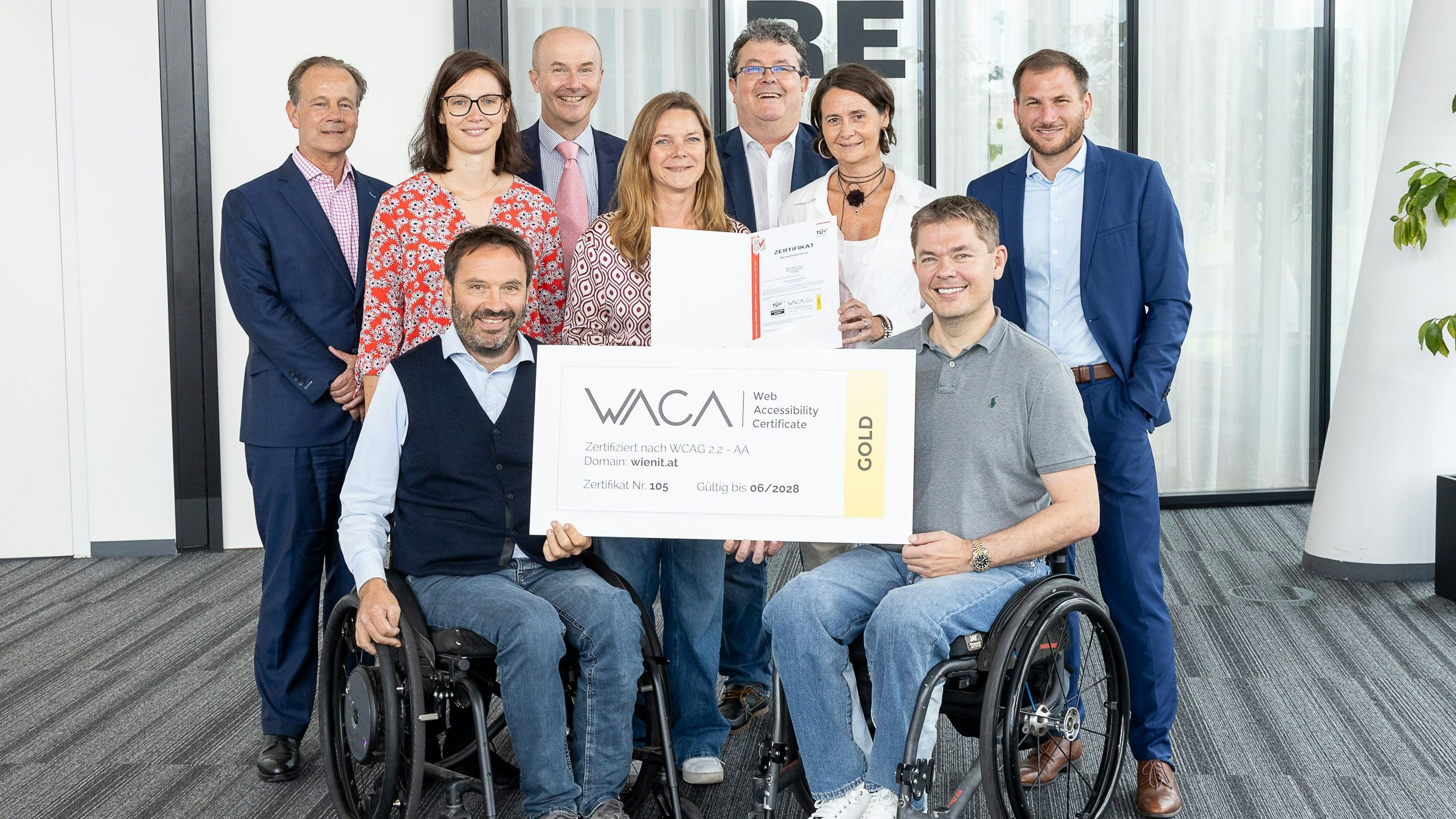 WienIT ist mit dem WACA-Gold-Zertifikat für die Website wienit.at Vorreiter bei digitaler Inklusion.