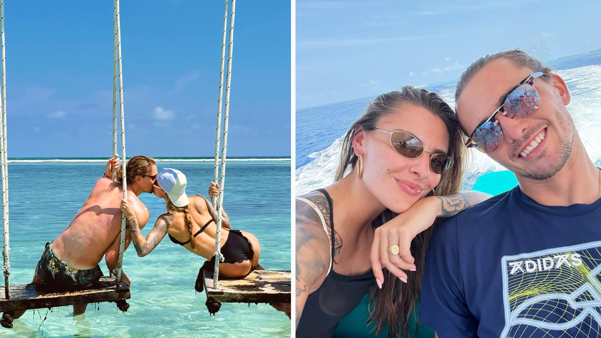 Alexander Zverev und Sophia Thomalla zeigen sich verliebt.