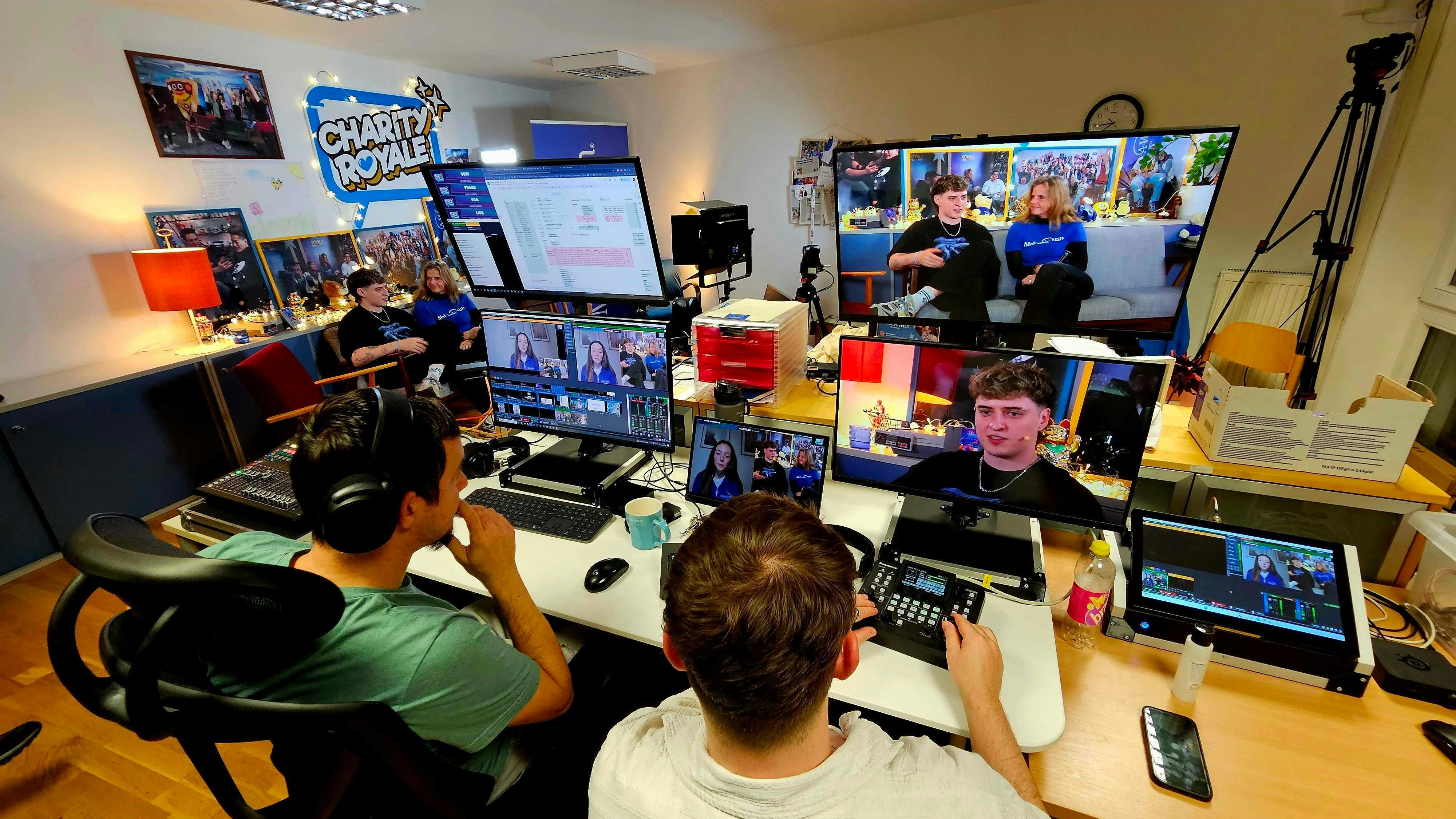 Charity Royale entstand 2018, als Veni und der größte digitale Marktplatz Österreichs erstmals einen einmaligen 24-Stunden-Charity-Stream übertragen haben. 