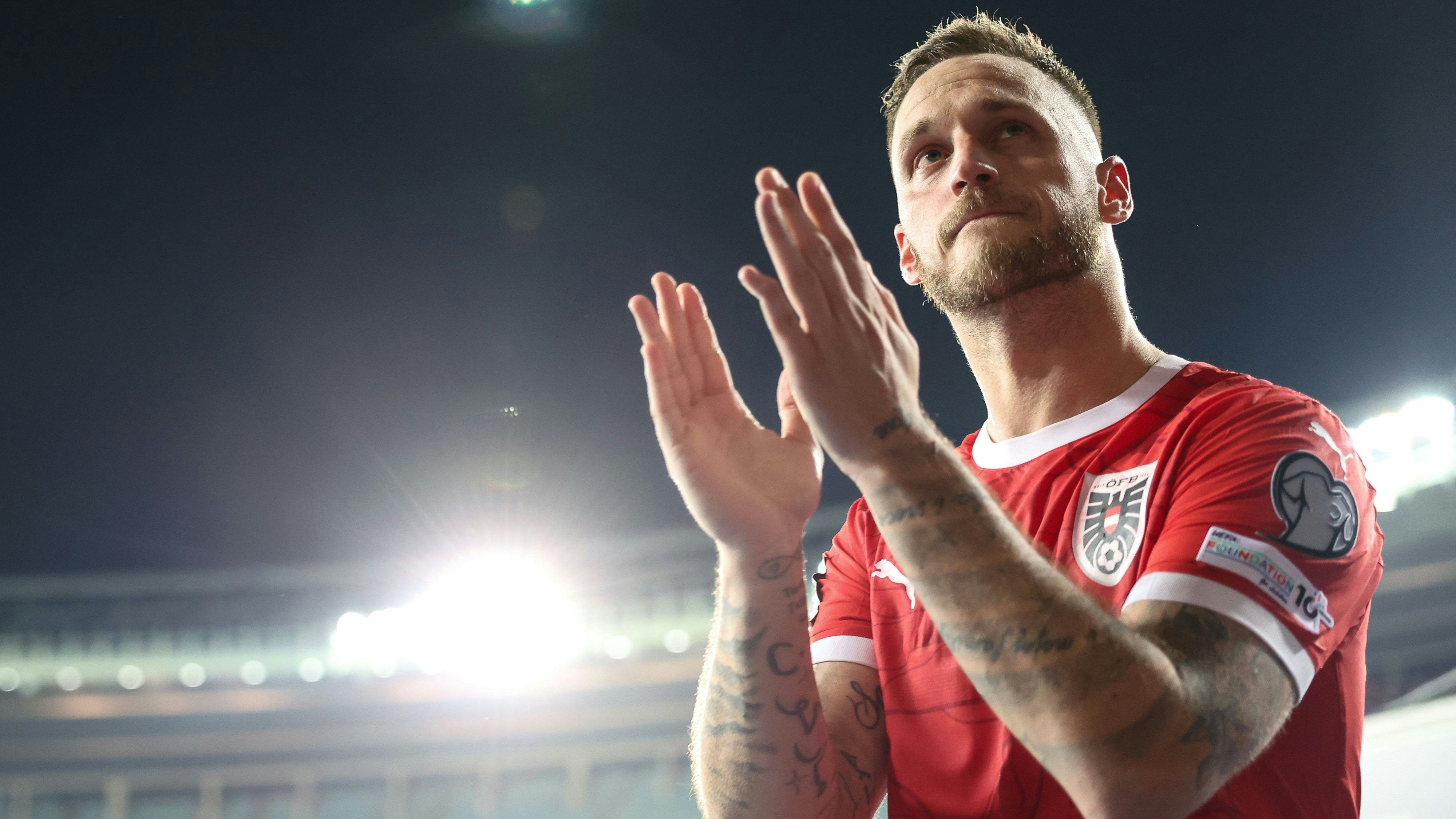 Österreichs Star-Stürmer Marko Arnautovic. 