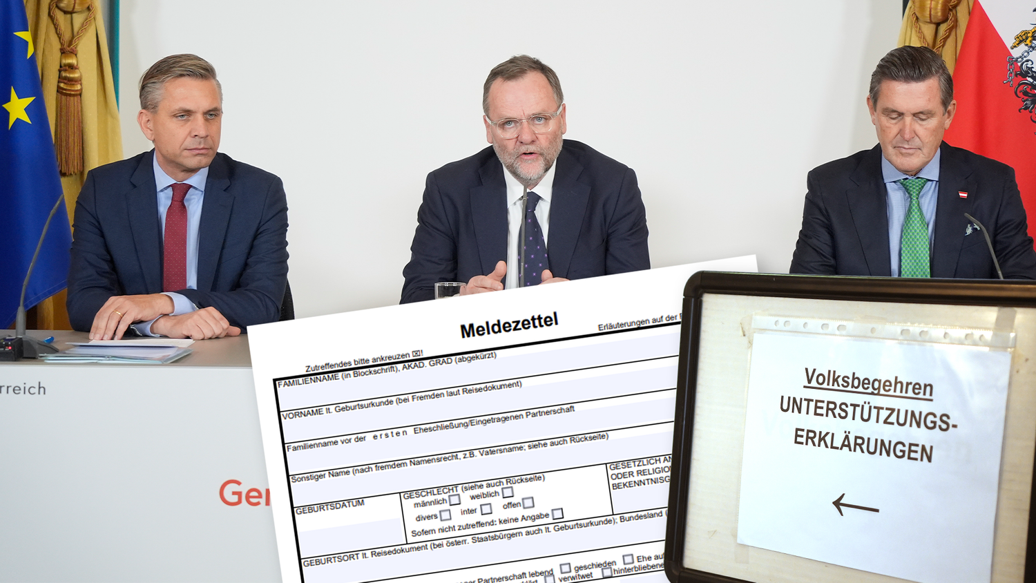 Heute.at - Volksbegehren, Meldezettel – Online-Revolution geplant