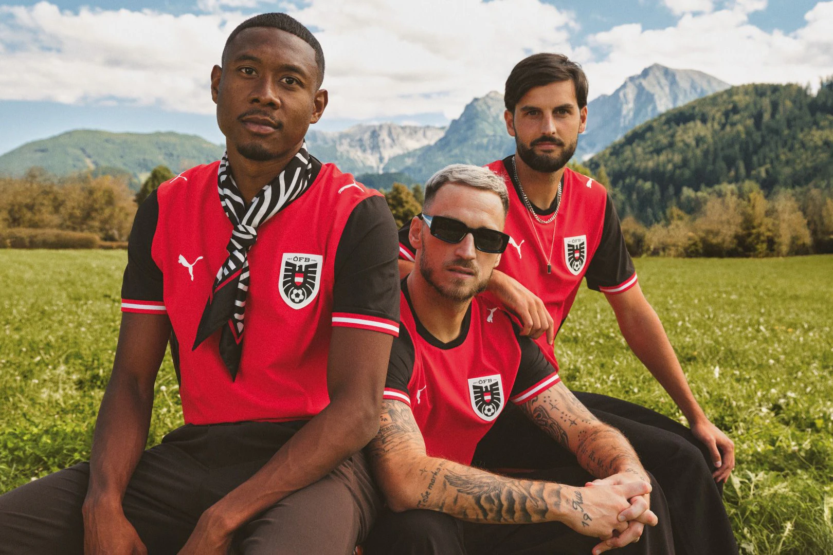 Das ÖFB-Team – hier mit den neuen WM-Dressen – ist bei der WM in den USA noch kein Publikumsmagnet