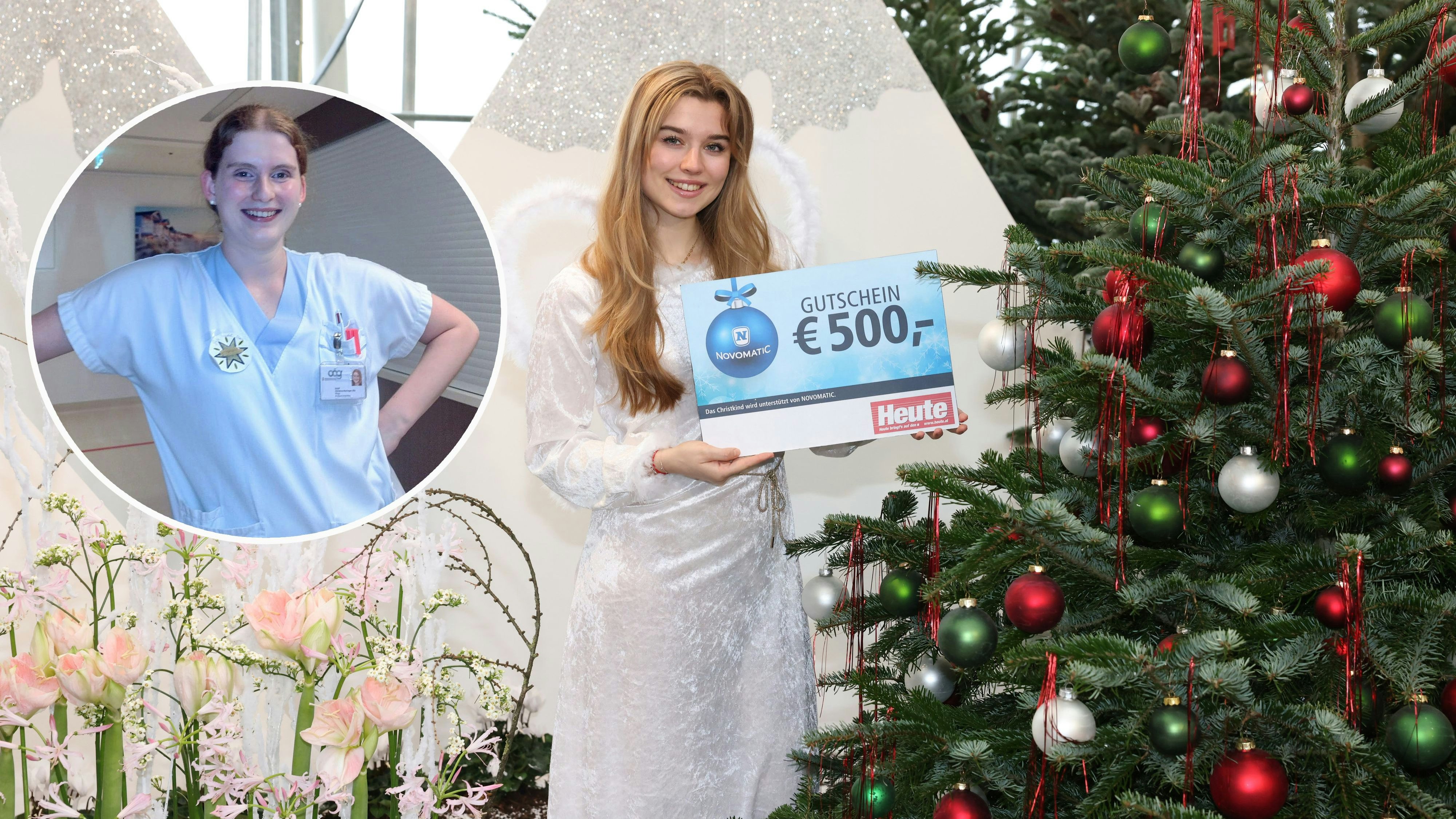 Heute.at - Christkind hilft Krankenschwester wieder auf die Beine