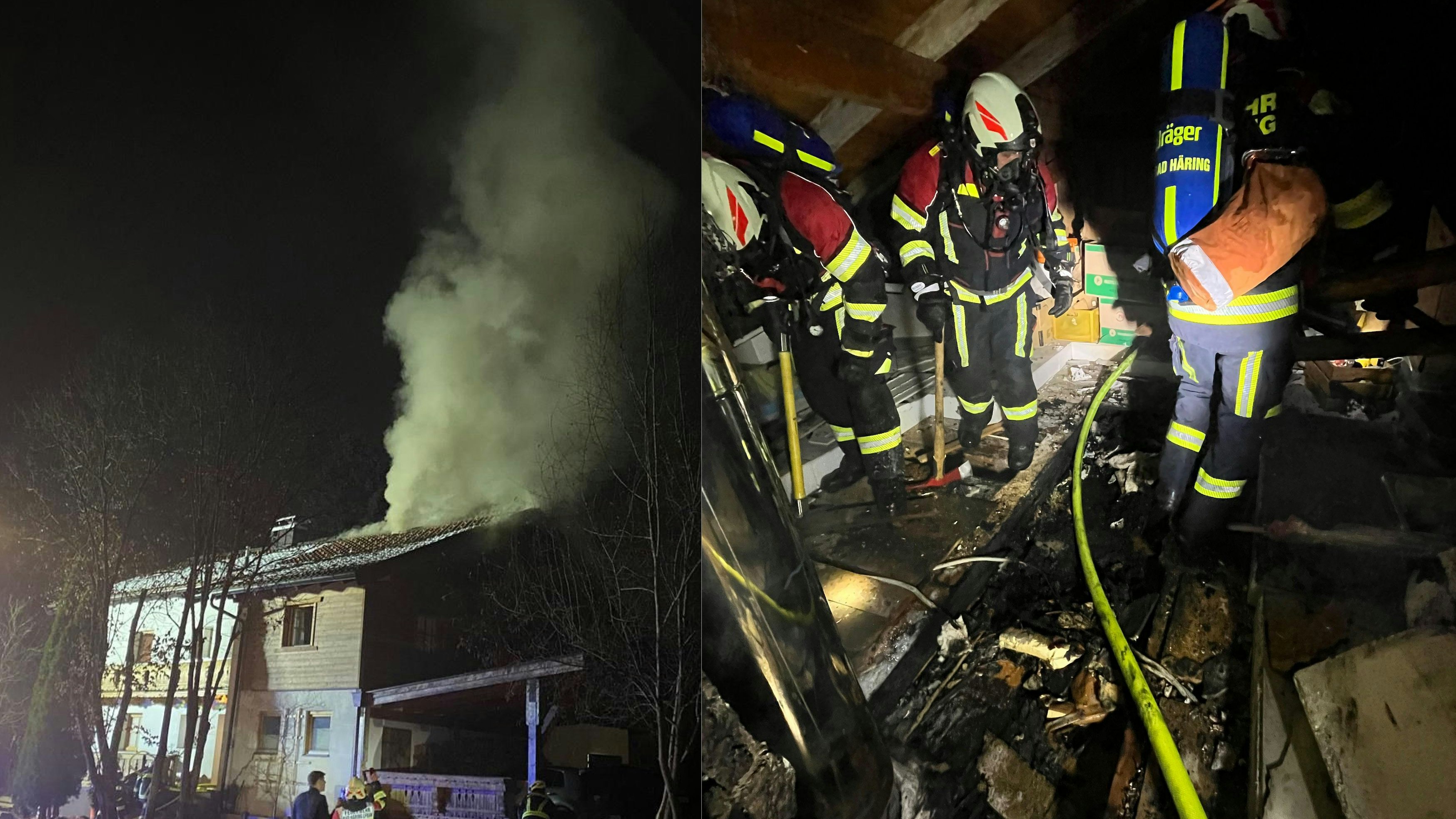 Heute.at - Mann heizt Ofen ein, Sekunden später brennt ganzes Haus