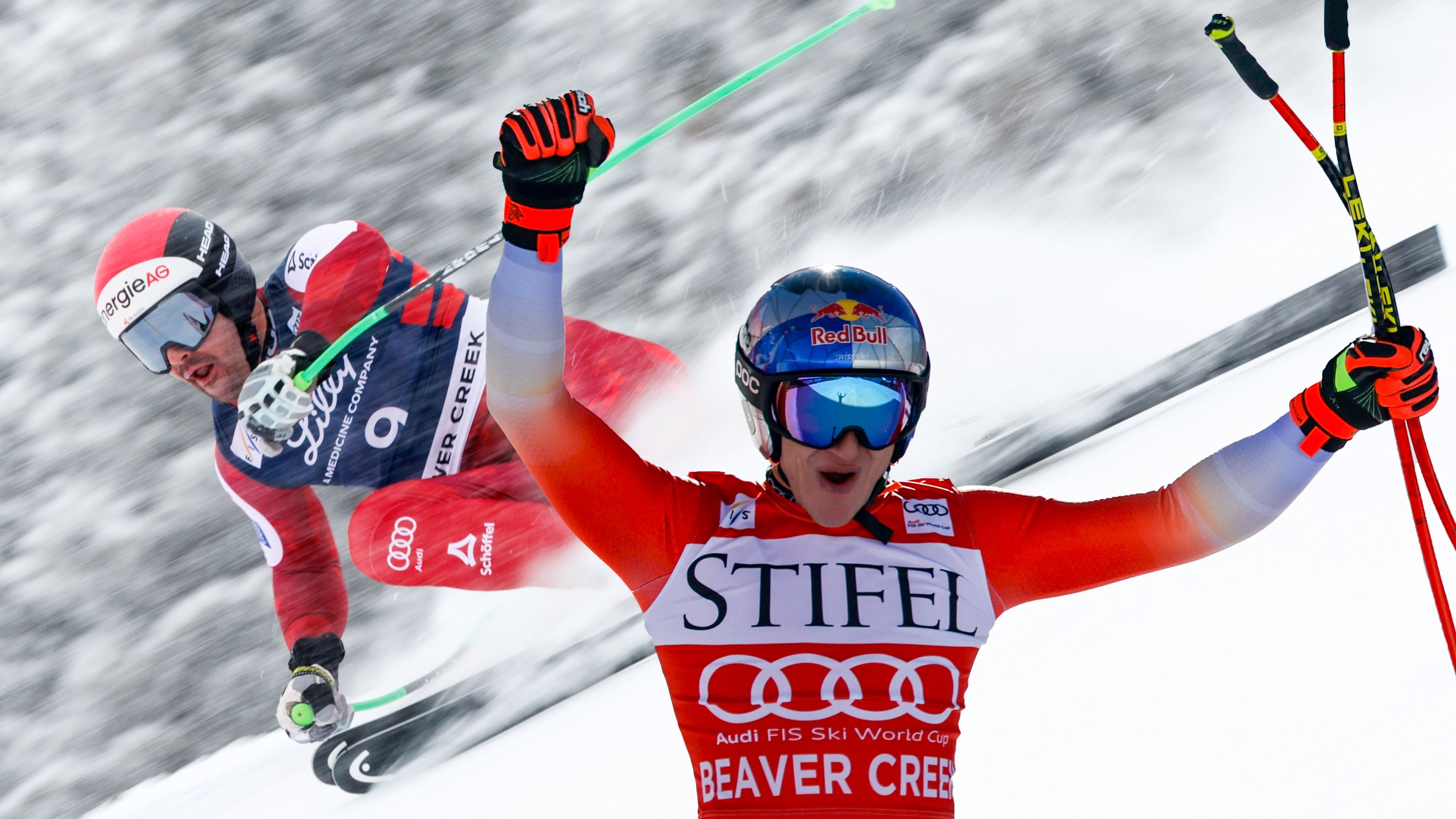 Marco Odermatt gewinnt, Vincent Kriechmayr wird Fünfter.