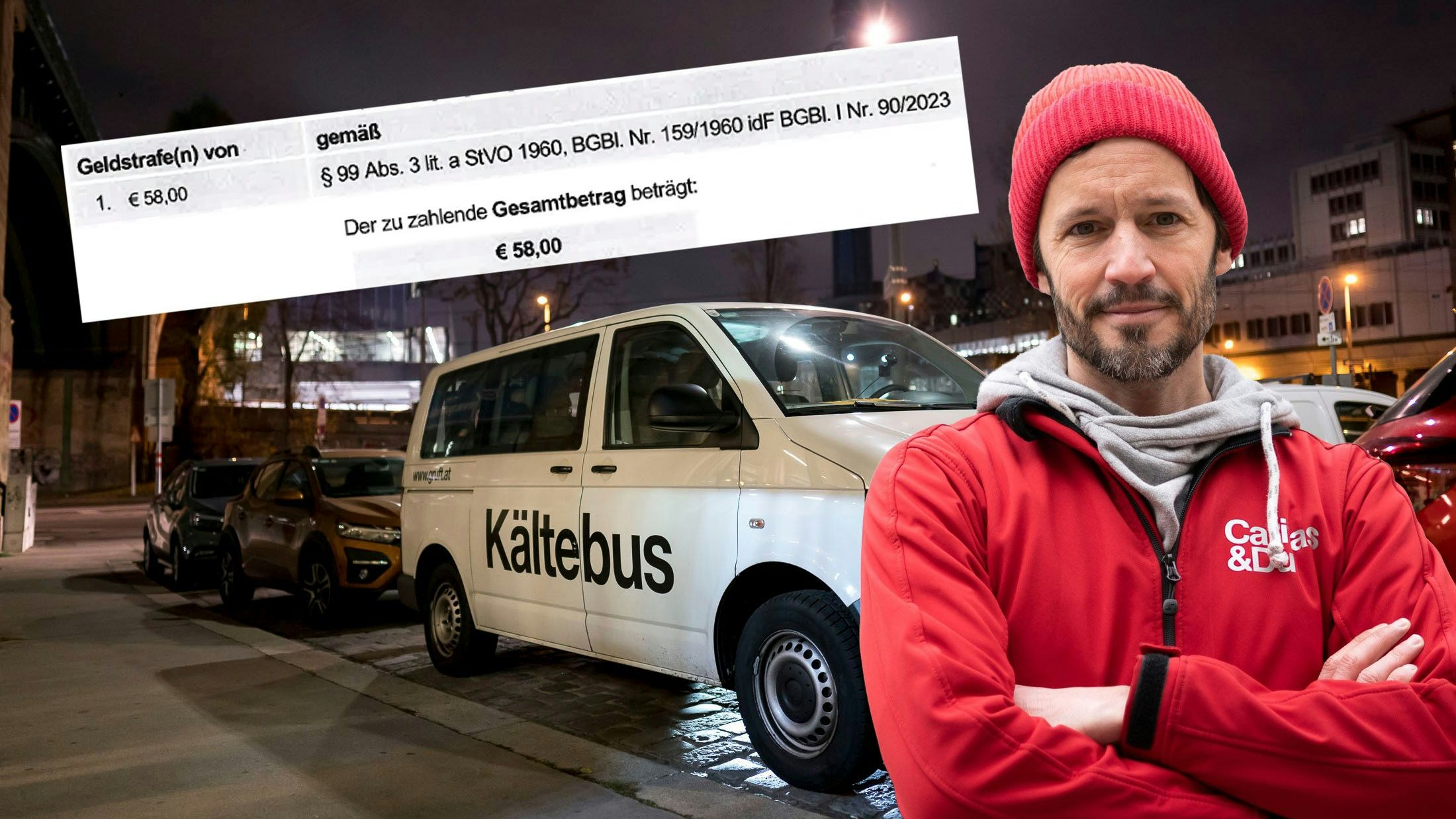 Heute.at - Parksheriff kennt keine Gnade – Strafe für Caritas-Bus