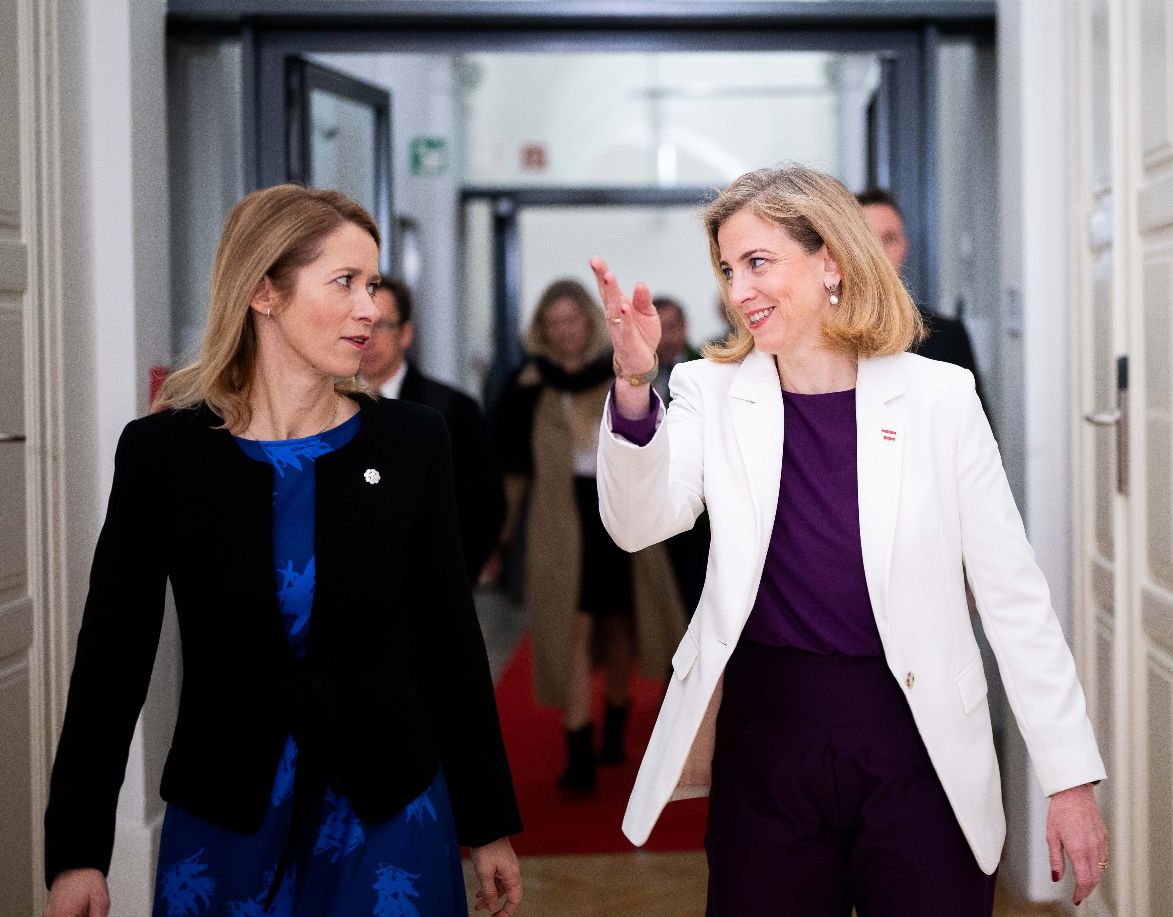 Am 4. Dezember 2025 empfing Außenministerin Beate Meinl-Reisinger die EU-Außenbeauftragte Kaja Kallas am Rande des OSZE Ministerrats unter Finnlands Vorsitz in Wien.