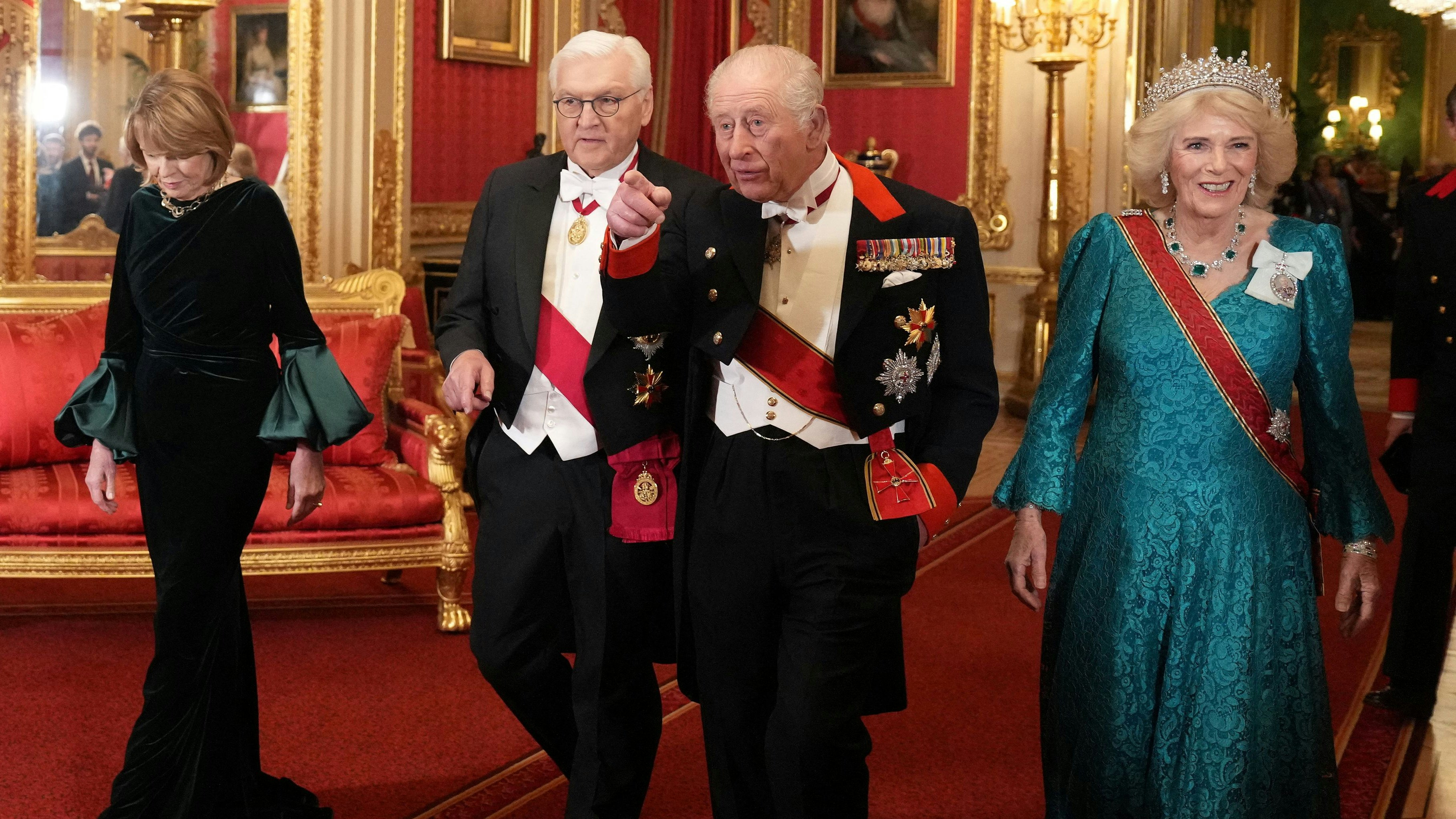 Heute.at - König Charles sorgt bei Staatsbankett für Lacher