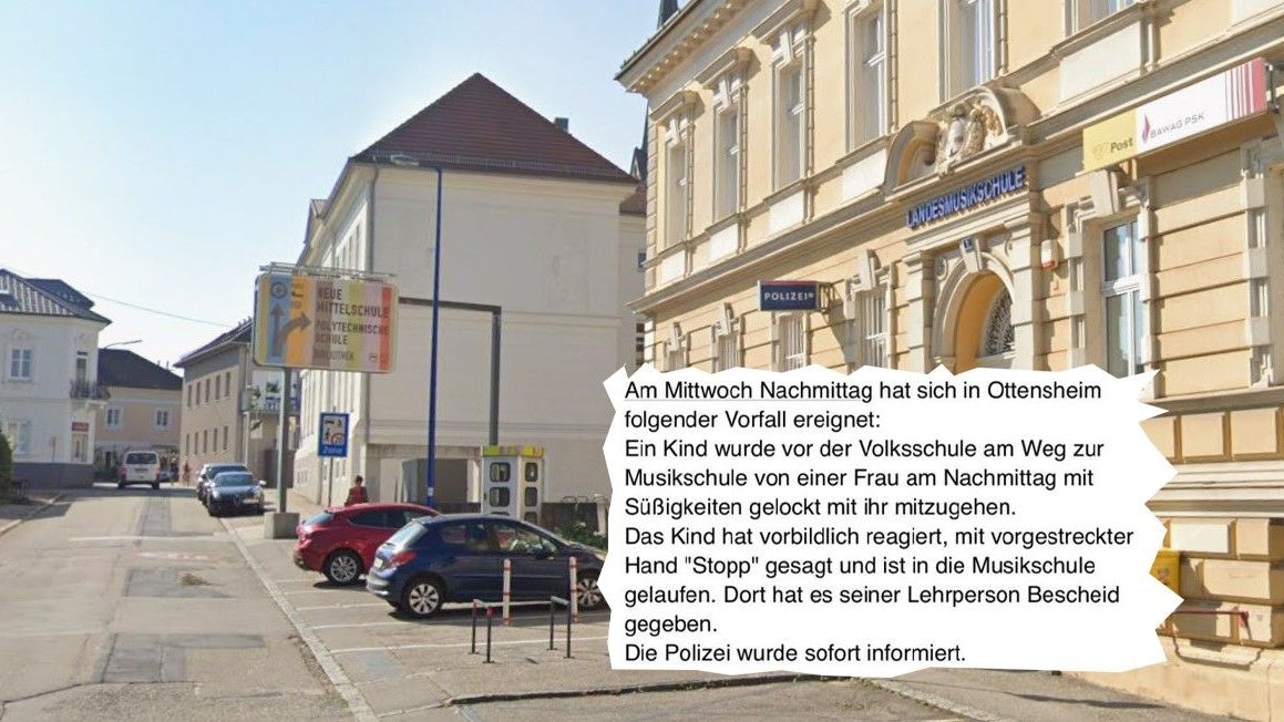 Heute.at - Kind mit Süßigkeiten gelockt – Anzeige bei Polizei