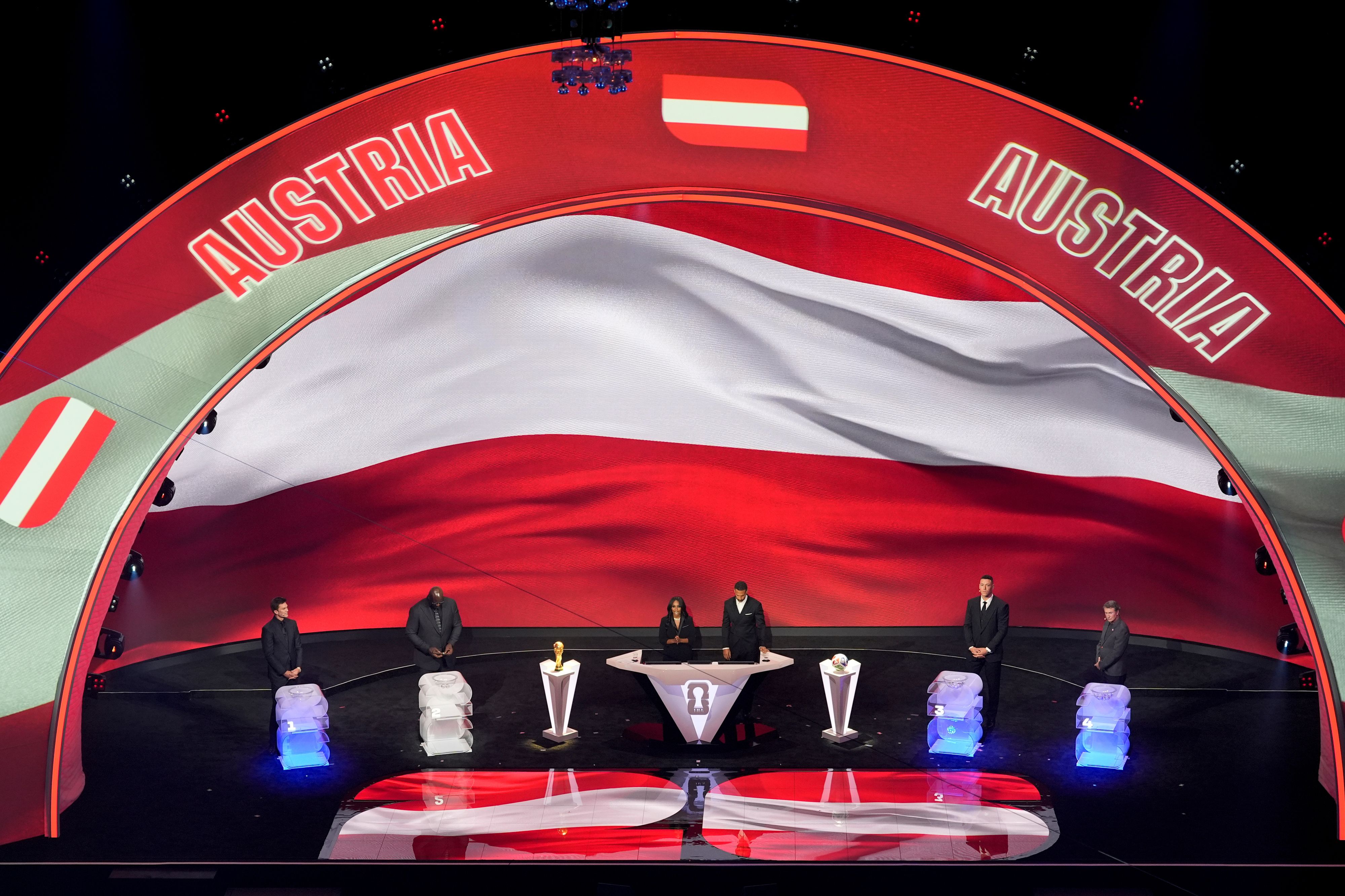 Österreich wurde in Gruppe J getroffen.