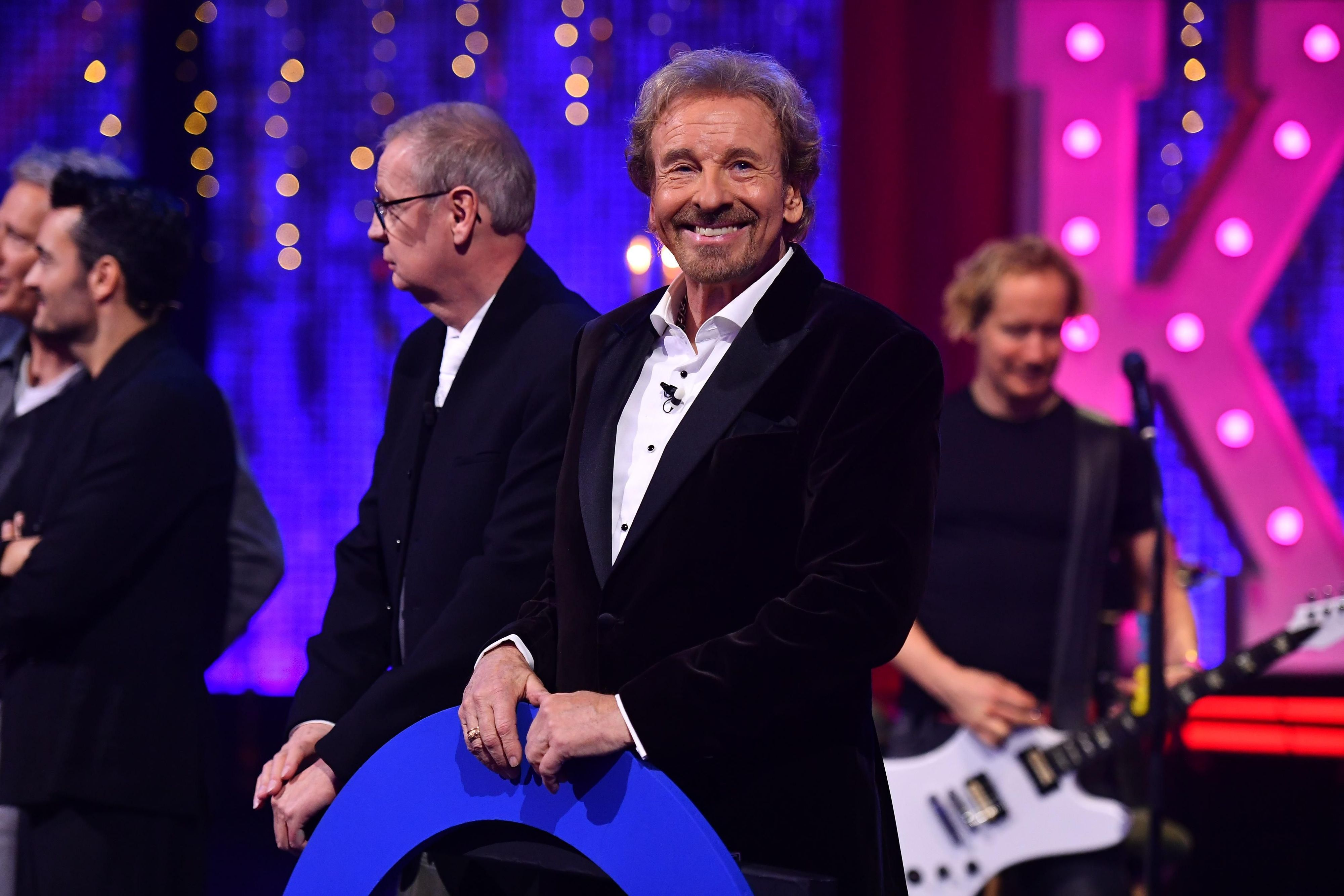 Thomas Gottschalk bei seinem letzten TV-Auftritt am Samstagabend.